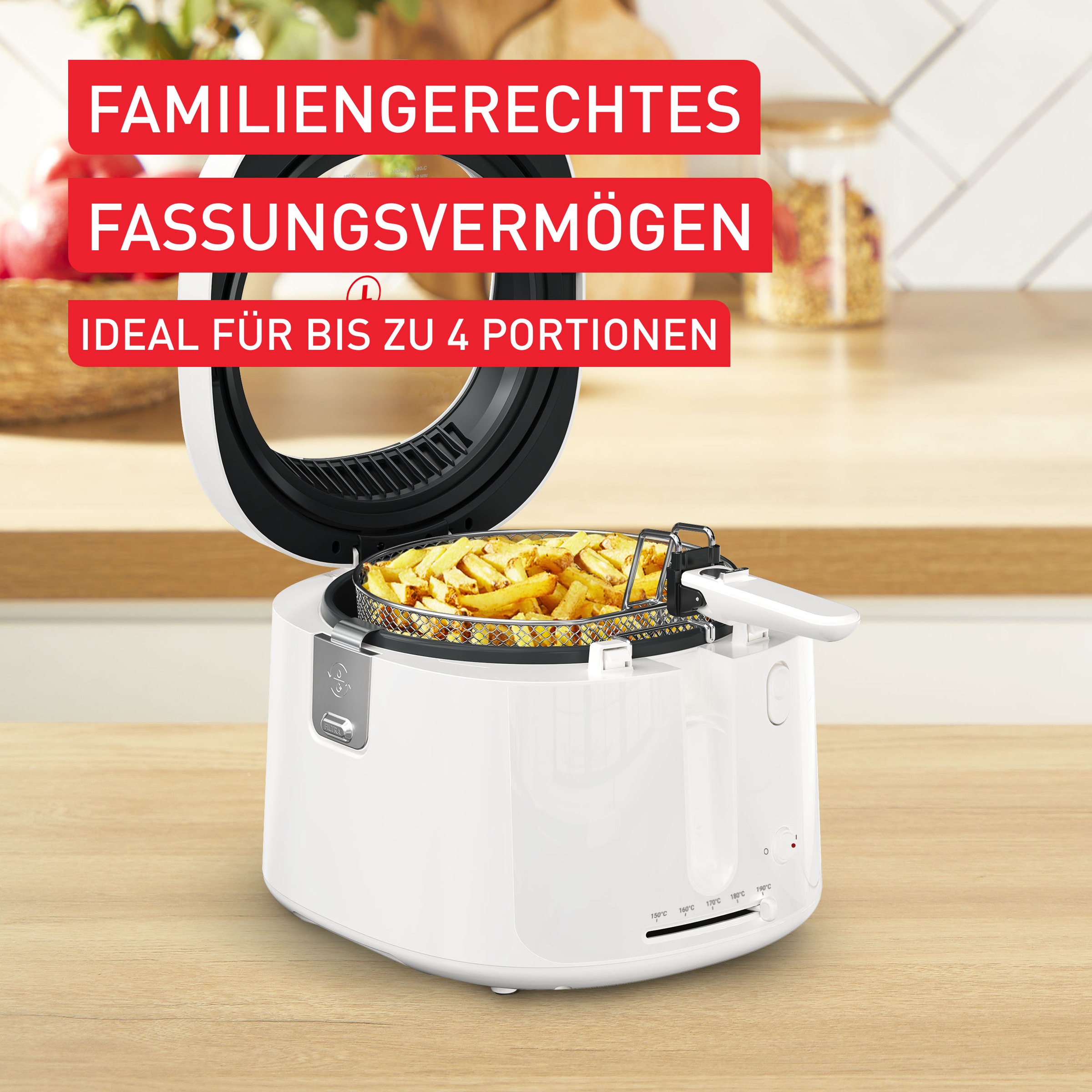 Tefal Fritteuse »Filtra Vision« 1900 W Fassungsvermögen 2,1 l