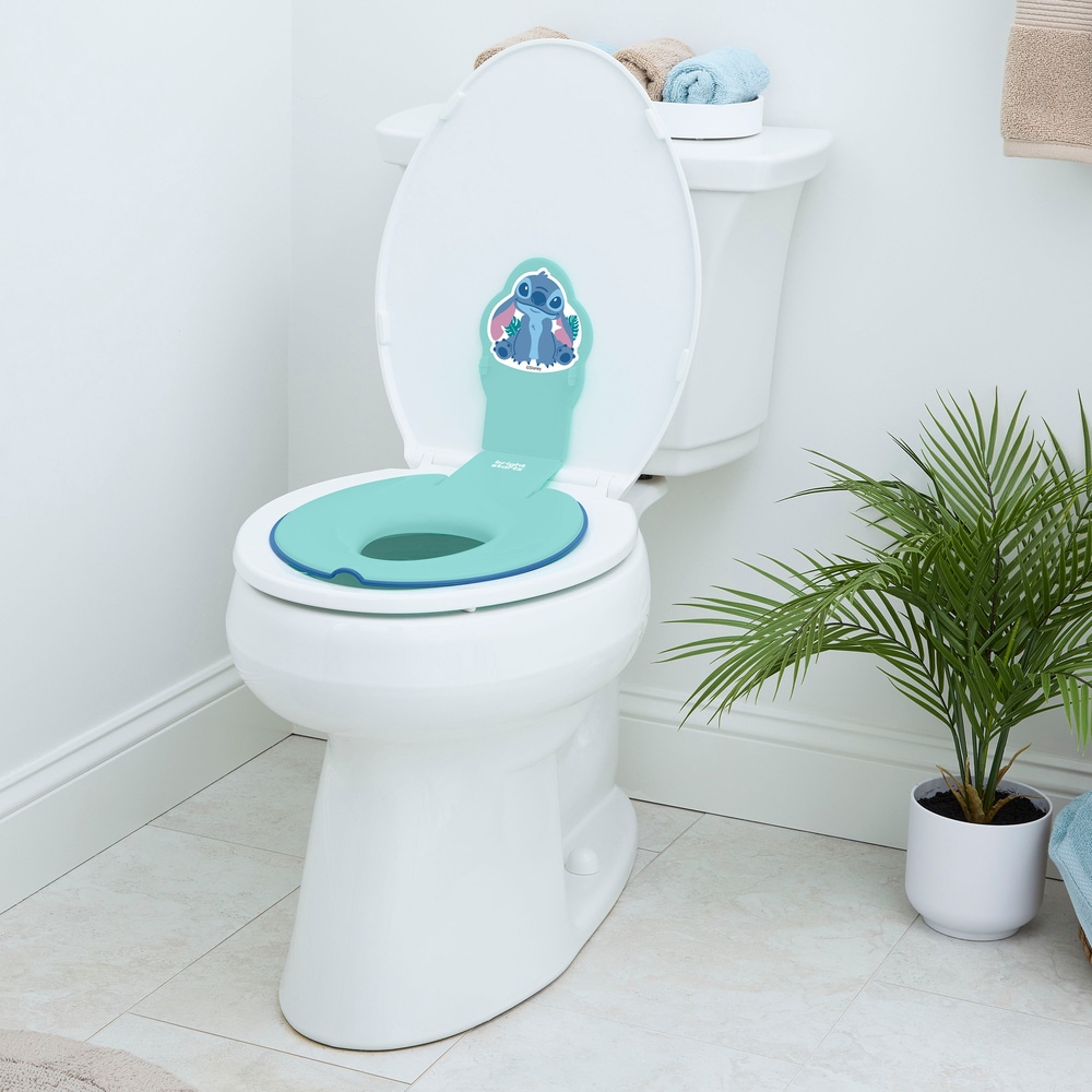 Bright Starts Toilettentrainer »Baby Flip & Sit Toilettensitz Disney Stitch«