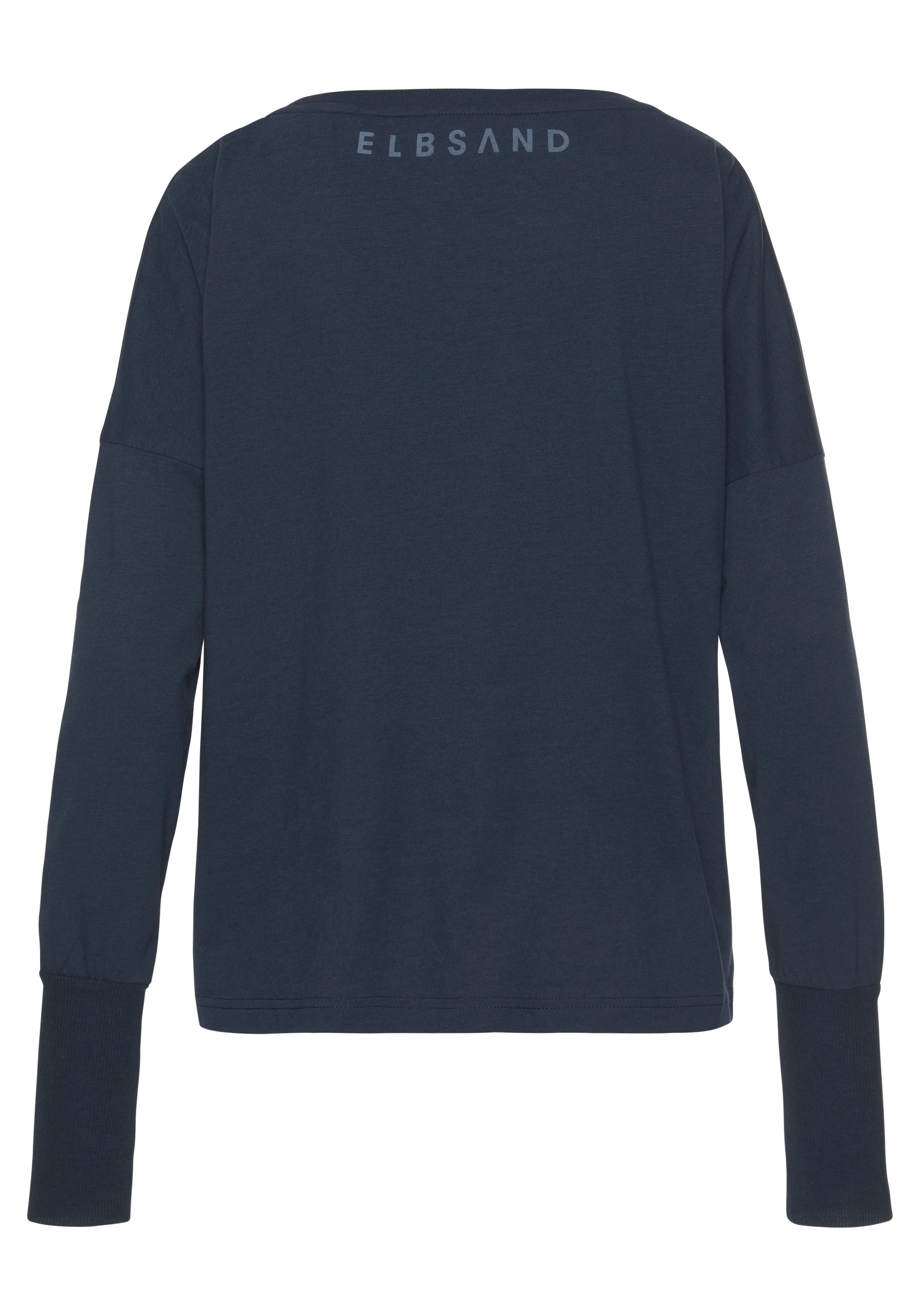 Elbsand Longsleeve »Ingiara«, mit Logodruck vorne, Langarmshirt, sportlich-casual