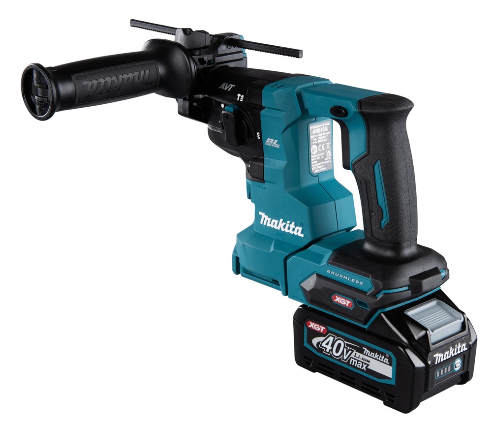 Makita Akku-Kombibohrhammer »HR010GD201«, inkl. 2 Akkus und Schnellladegerät