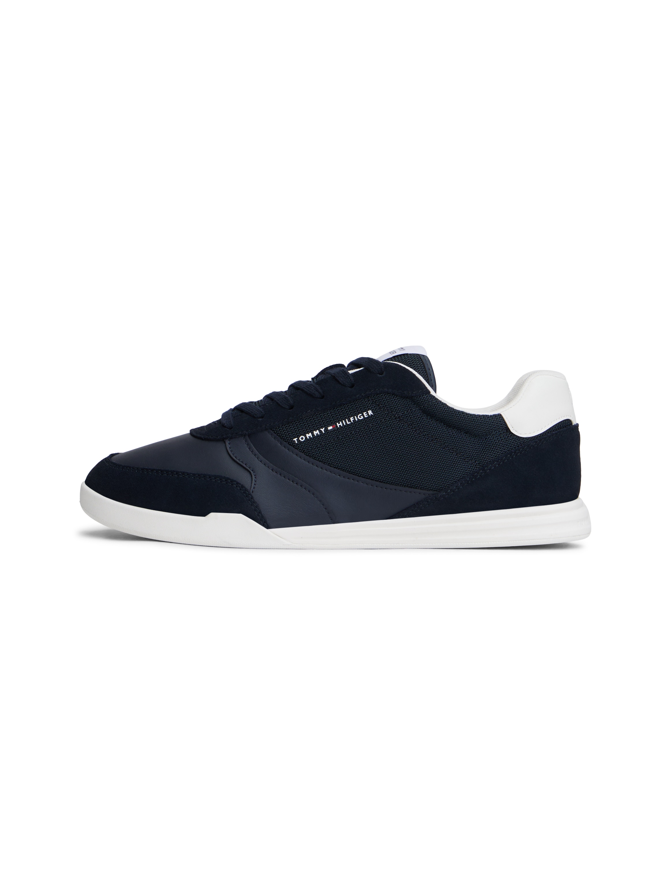 Tommy Hilfiger Sneaker »LOPRO CUP MIX«  , Freizeitschuh, Halbschuh, Schnürschuh, Kontrastbesatz an der Ferse