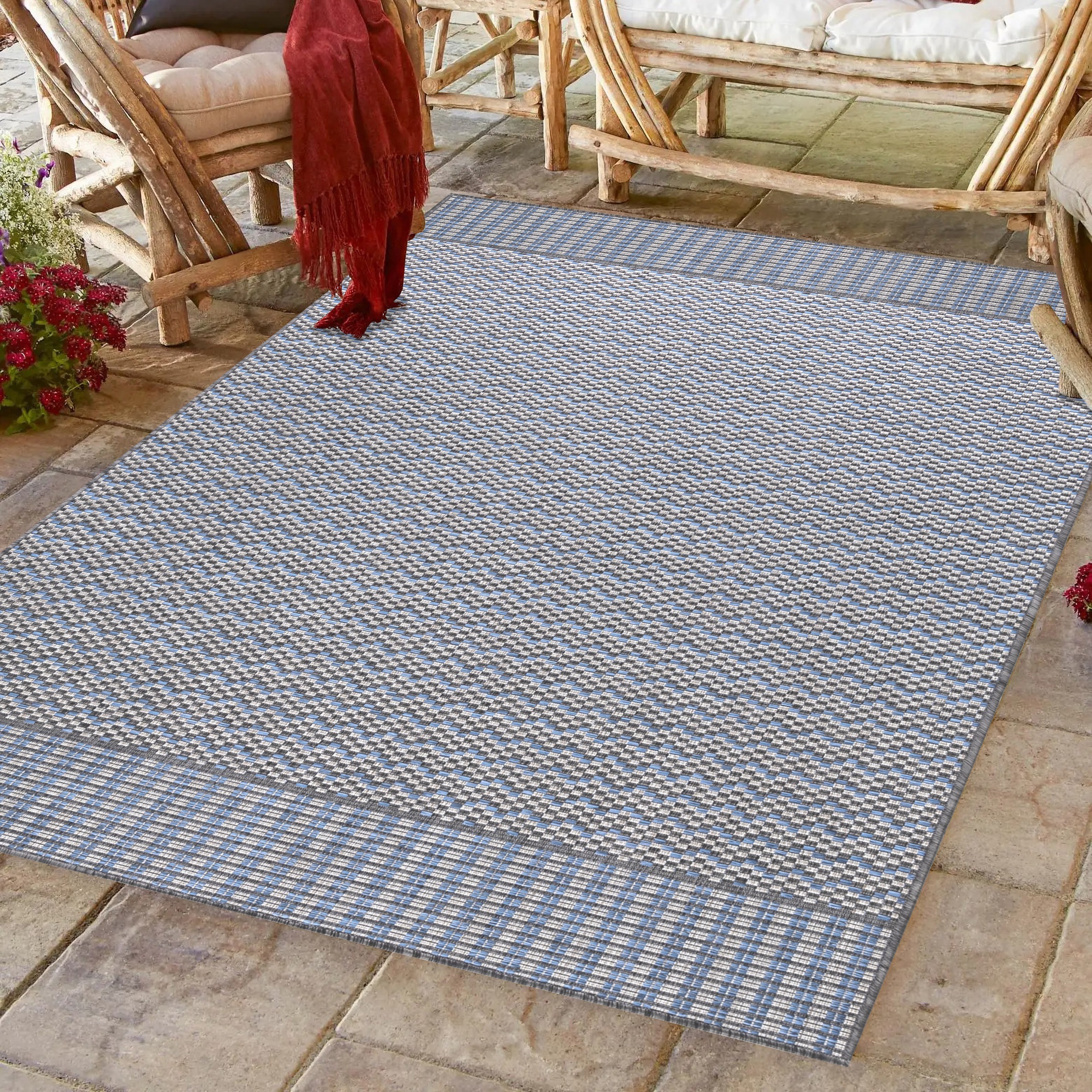 Ayyildiz Teppiche Outdoorteppich »SUNNY 4419«, rechteckig, 5 mm Höhe, Läufe günstig online kaufen