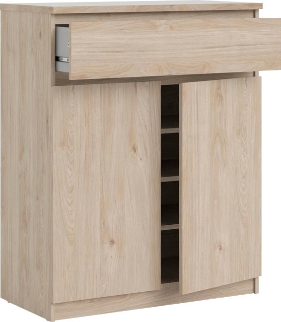 INOSIGN Kommode »Naia«, abgerundete Schubladenkanten auf Metallgleiter, Breite 80,2 cm