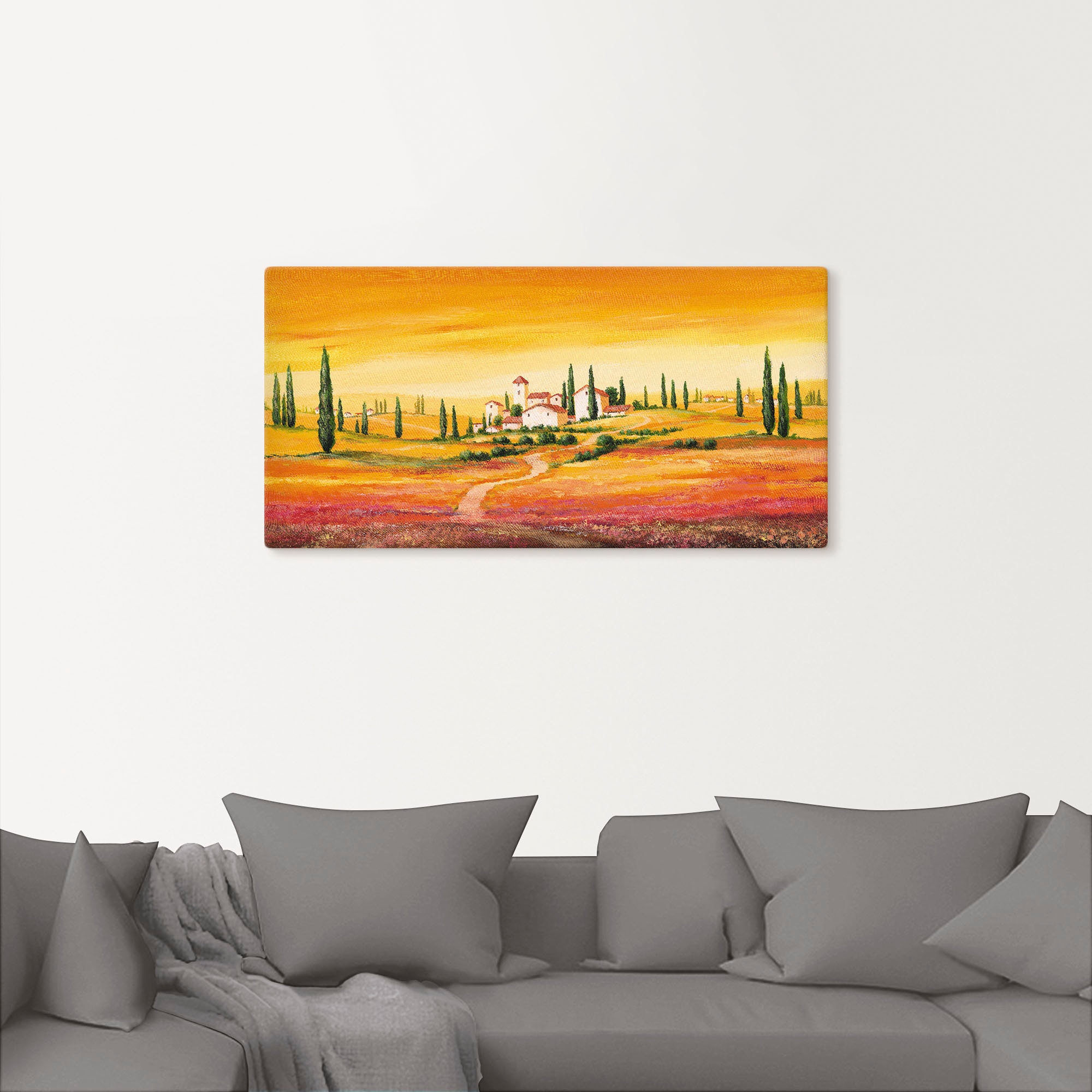 Artland Wandbild "Traumhafte toskanische Landschaft", Europa, (1 St.), als günstig online kaufen