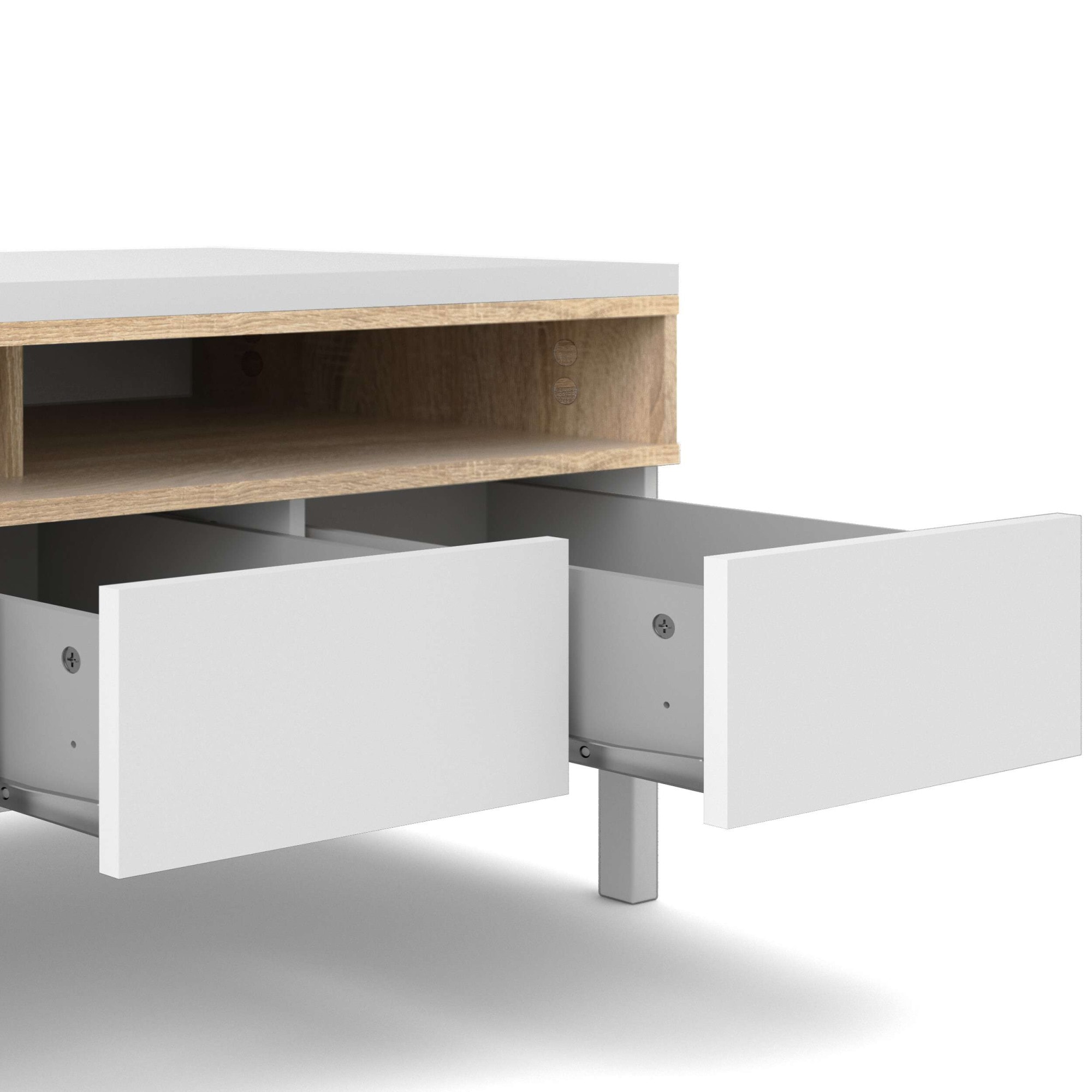 INOSIGN TV-Board »Roomers TV-Board, TV-Möbel, TV-Unit, Media-Möbel, Sideboard«, Breite/Höhe 156/48 cm, 2 offene Fächer mit Rahmen-Optik, Kabelführung
