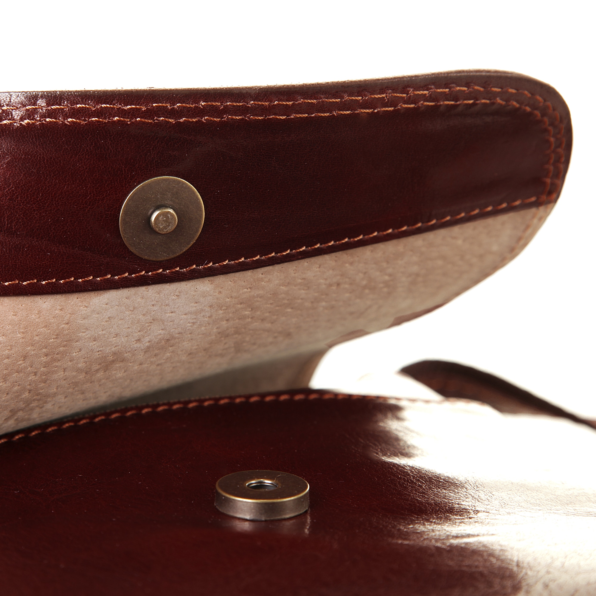 Piké Umhängetasche echt Leder, Made in Italy