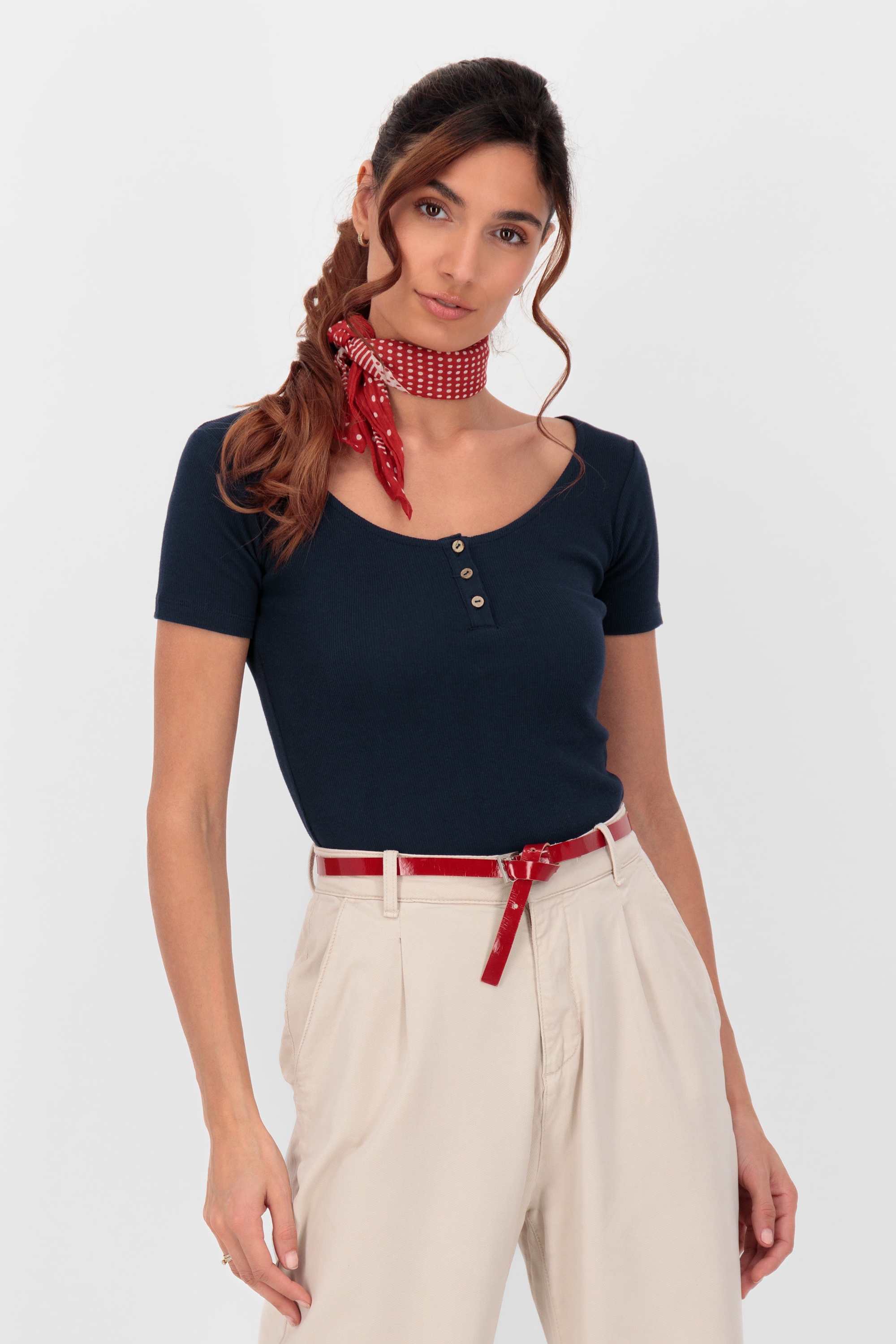 Alife & Kickin Rundhalsshirt »Damen RosaAK A«