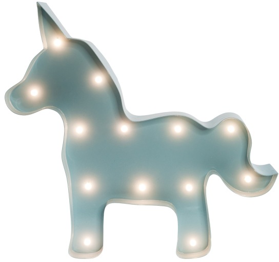 MARQUEE LIGHTS LED Dekolicht »Unicorn« LED-Modul 1 Stk. Warmweiß Wandlampe, günstig online kaufen