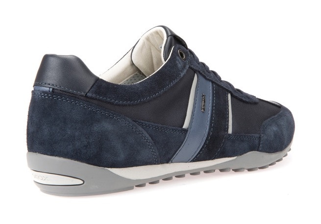 Geox Sneaker »U WELLS C«  Casual Schuh, Schnürschuh mit Logoverzierung