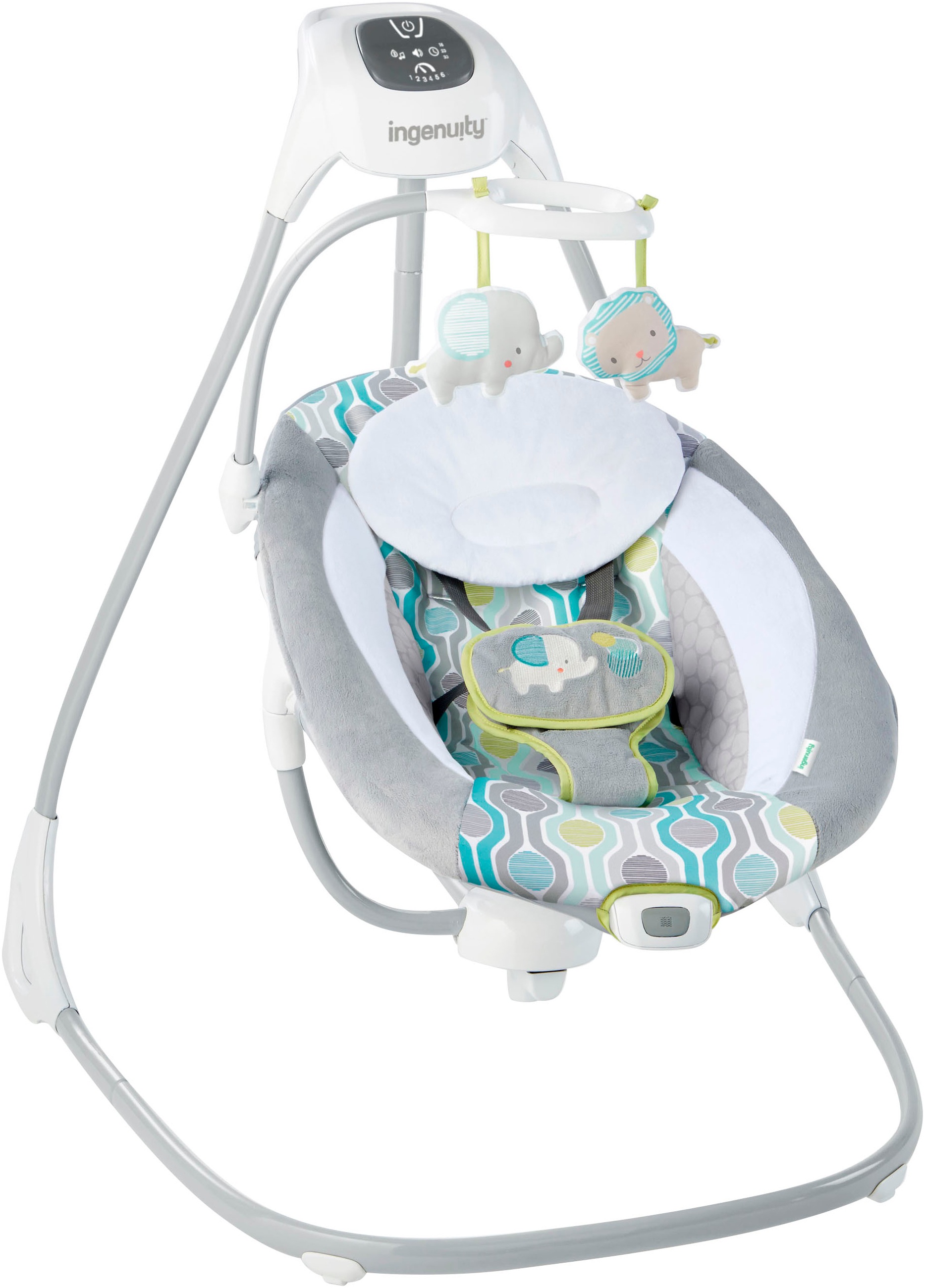 ingenuity Babywippe »SimpleComfort Compact Soothing Swing - Everston«, mit Sound-Effekt