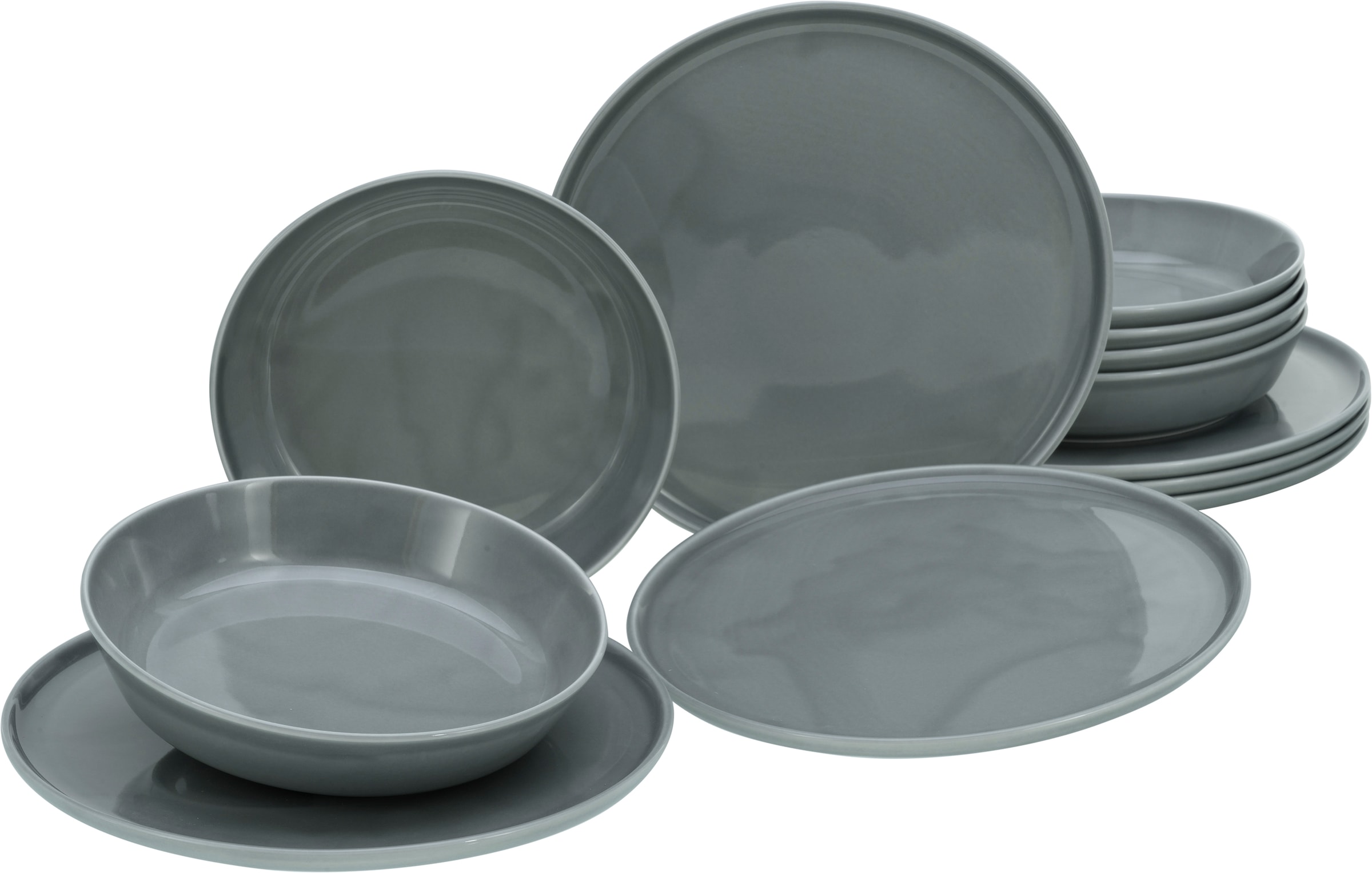 CreaTable Tafelservice »Teller Set, Geschirr-Set Chef Collection«, (Set, 12 günstig online kaufen