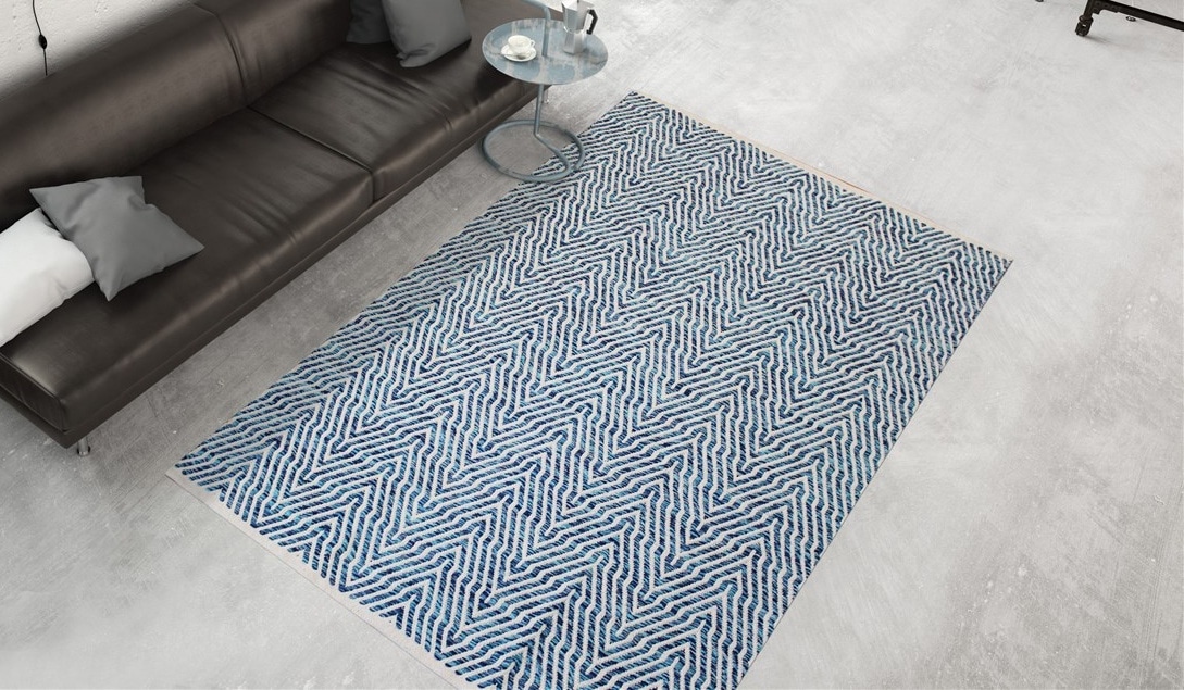 my home Teppich »Hanno«, rechteckig, 7 mm Höhe, flacher Teppich, Kurzflor, günstig online kaufen