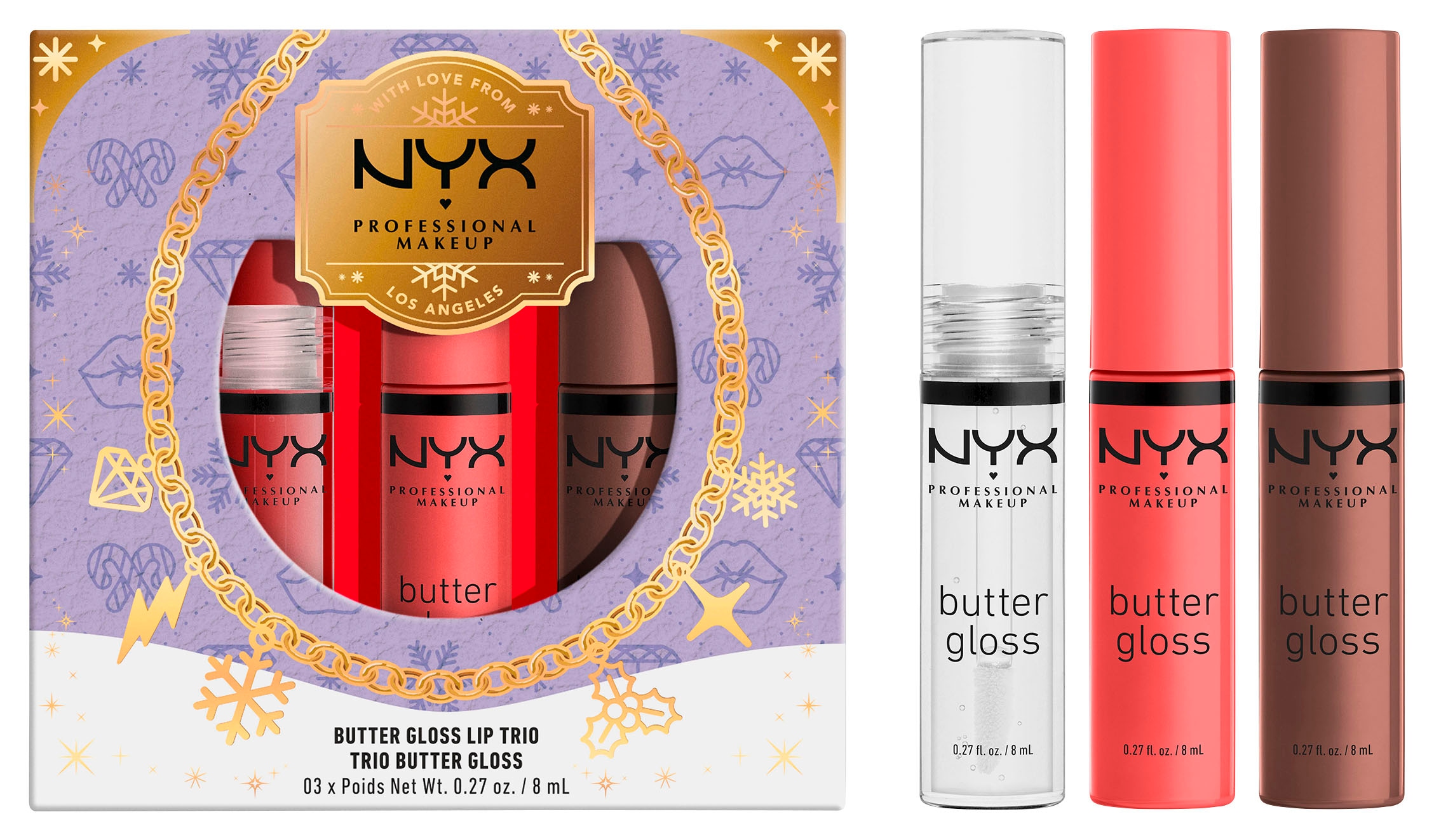 Bild von NYX Lipgloss »Professional Makeup Geschenk-Set Butter Gloss Trio«