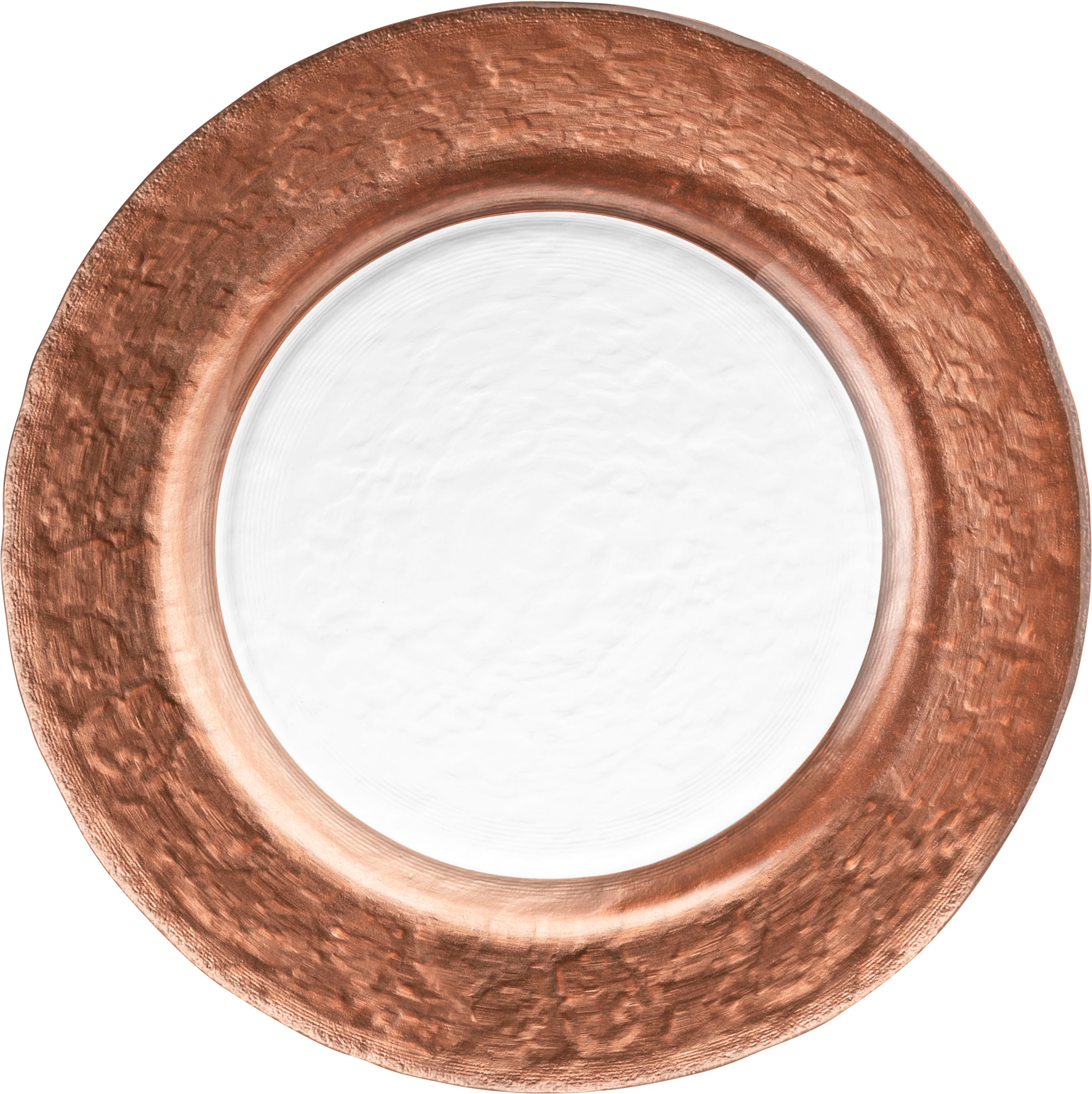 Eisch Germany Teller »KAYA COPPER«, (1 St.), im Geschenkkarton, zum stilvollen Servieren, Ø 28 cm