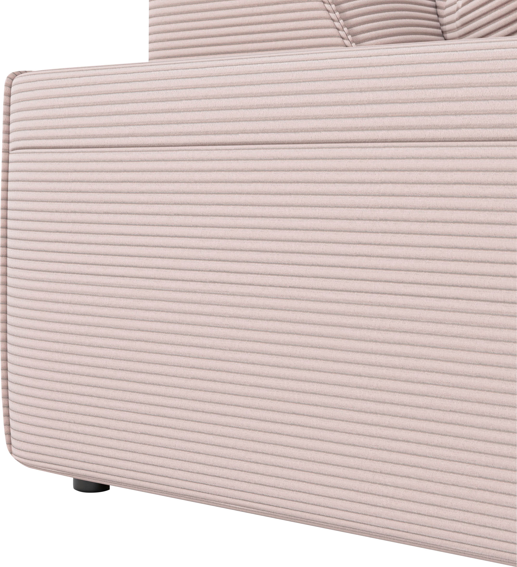andas Ecksofa »Glimminge L-Form auch in Breitcord, Feincord + Easy care-Bezug,«, Breite 264, Zierkissen