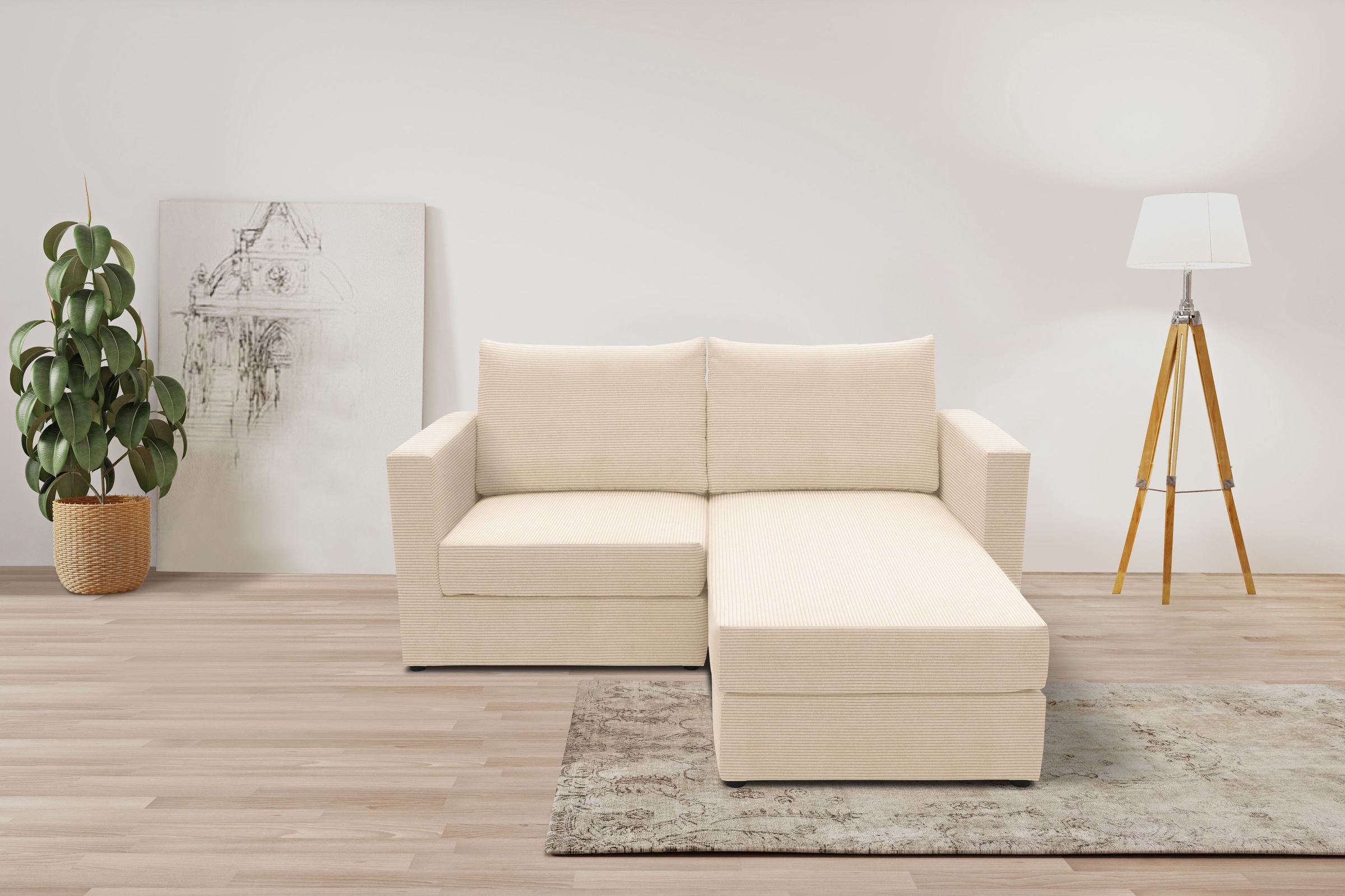 DOMO collection 2-Sitzer »Bibury smartes, modulares Ecksofa aus Sofa & Hock günstig online kaufen