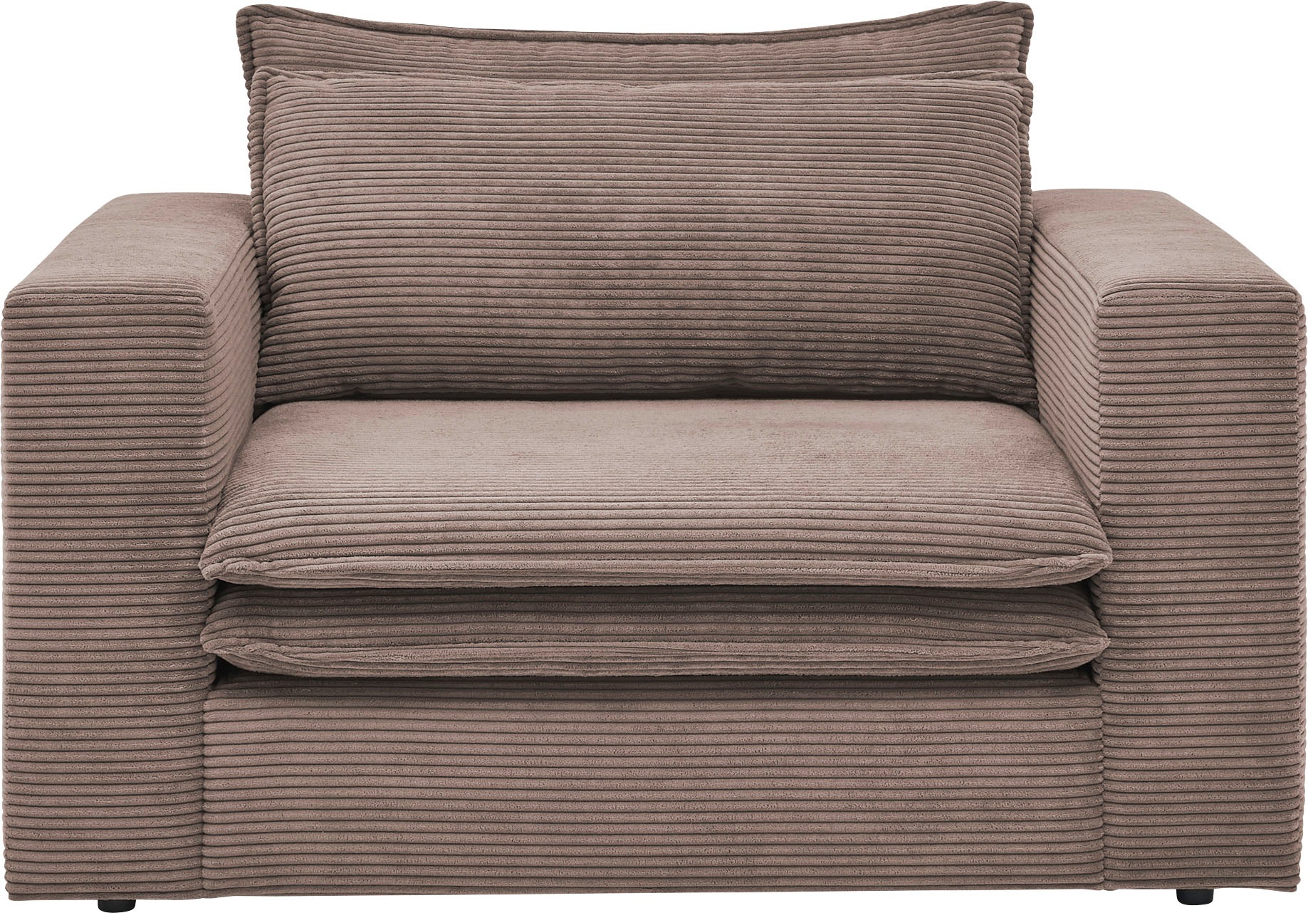 Places of Style Loveseat »PIAGGE«, Hochwertiger Cord, trendiger Loveseat günstig online kaufen