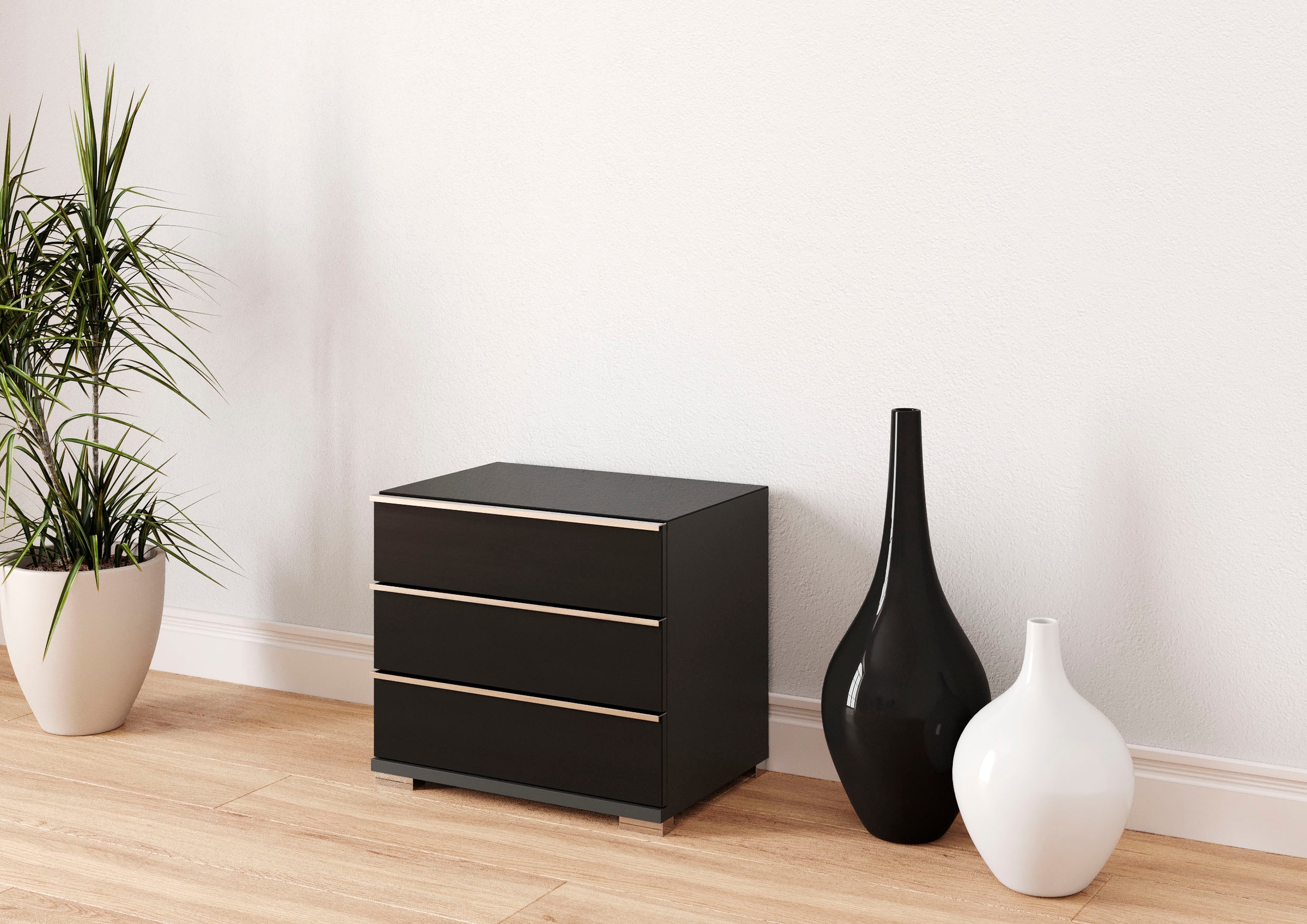 MUSTERRING Nachtkonsole »Imola W« mit Selbsteinzug und Dämpfung Graphit