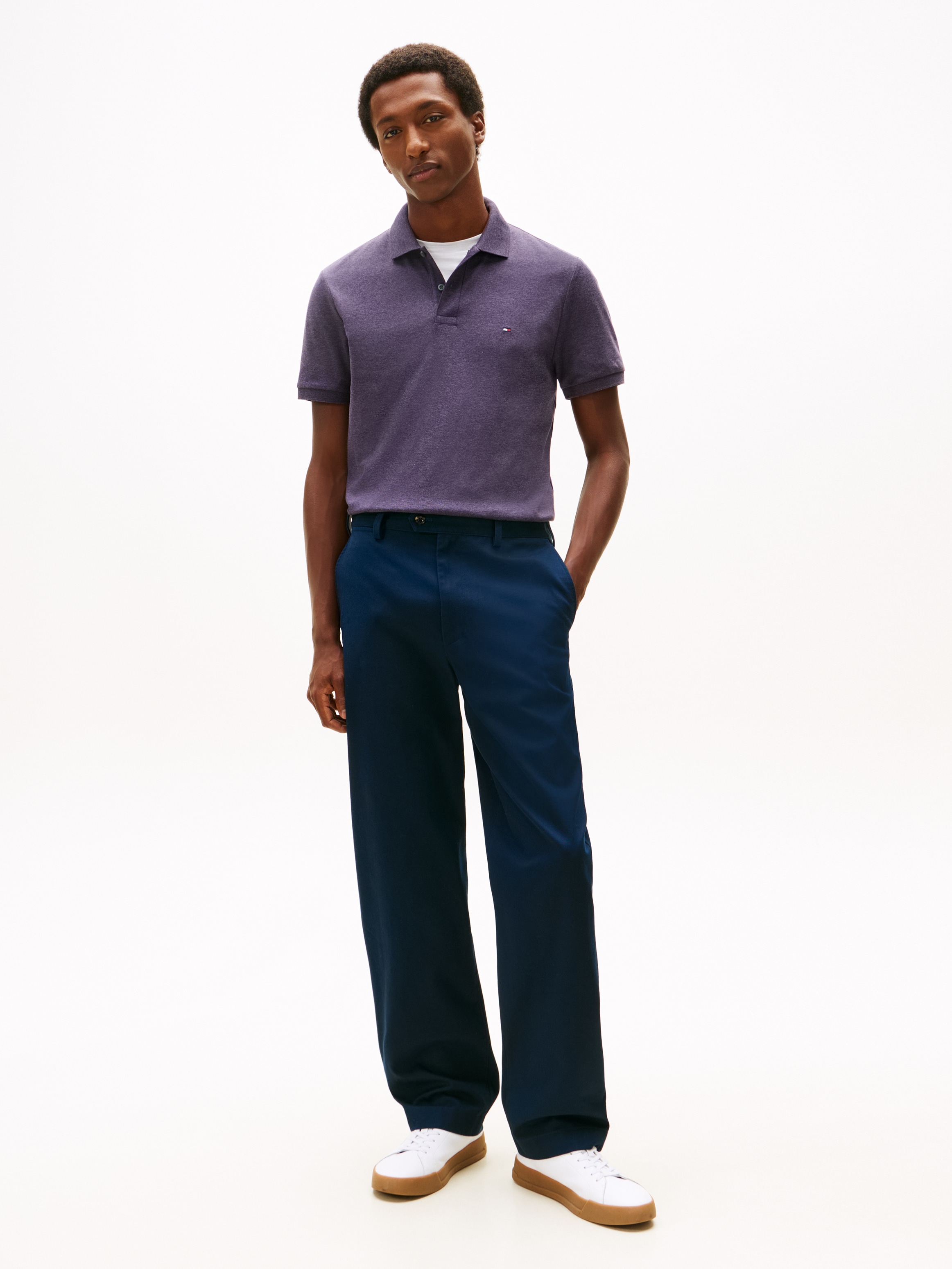 Tommy Hilfiger Poloshirt »LIQUID COTTON REGULAR SEASONAL« mit Logostickerei