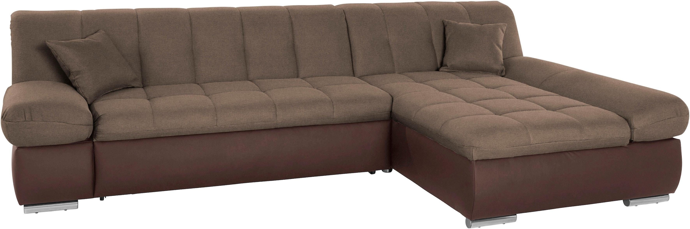 DOMO collection Ecksofa »Mona L-Form« wahlweise mit Bettfunktion günstig online kaufen