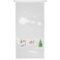 WILLKOMMEN ZUHAUSE by ALBANI GROUP Vorhang »Winterlandschaft«, (1 St.), Weihnachten - Fensterbild Winterlandschaft, handcoloriert