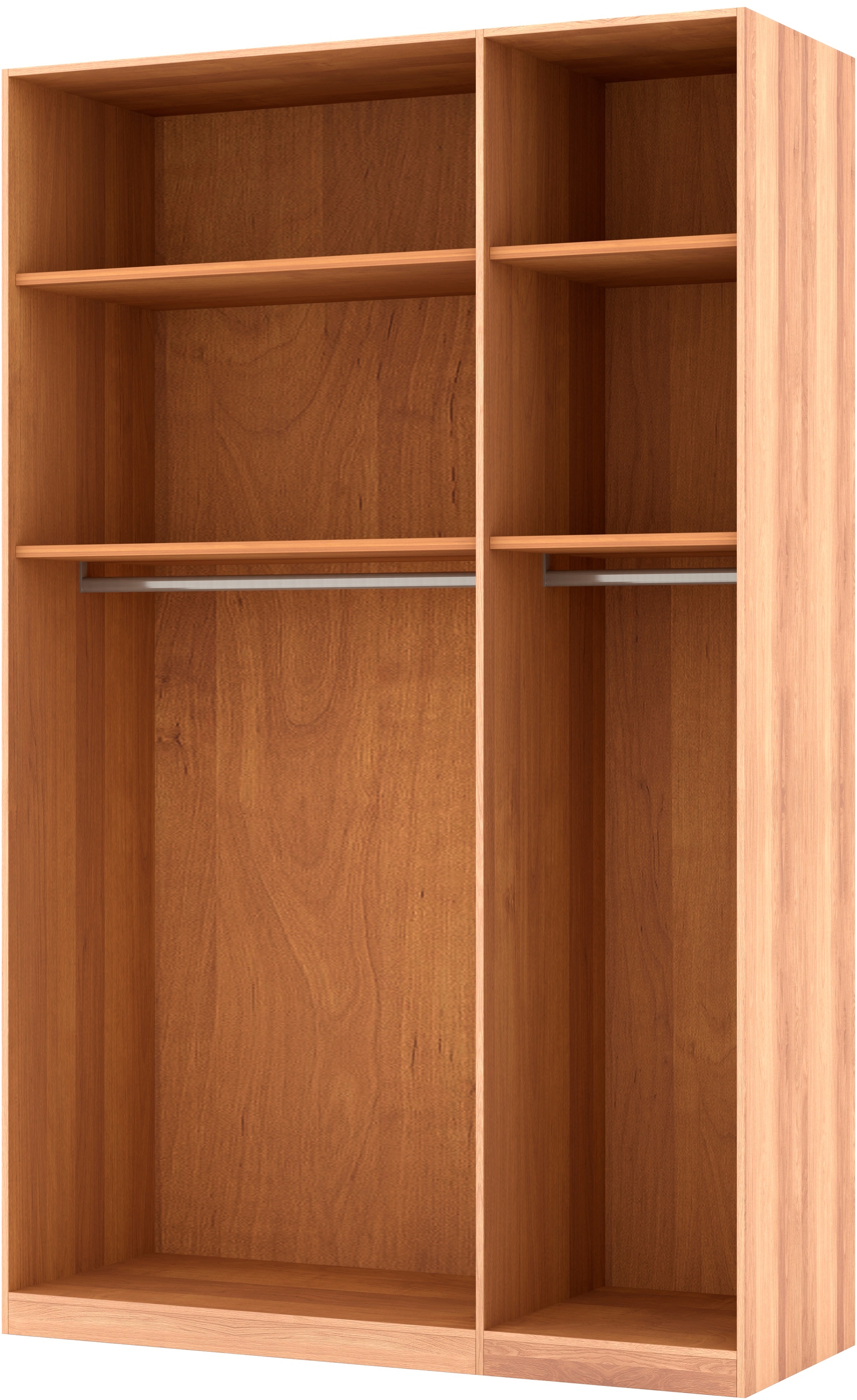 Musterring Drehtürenschrank »Sorrent, Kleiderschrank, Schrank, teilmassiv Eiche«, (mit Türdämpfern, in 5 Breiten & 2 Höhen, extra Böden, MADE IN GERMANY), Türen Eiche massiv oder als Parsol-Bronze-Spiegel, verschiedene Maße