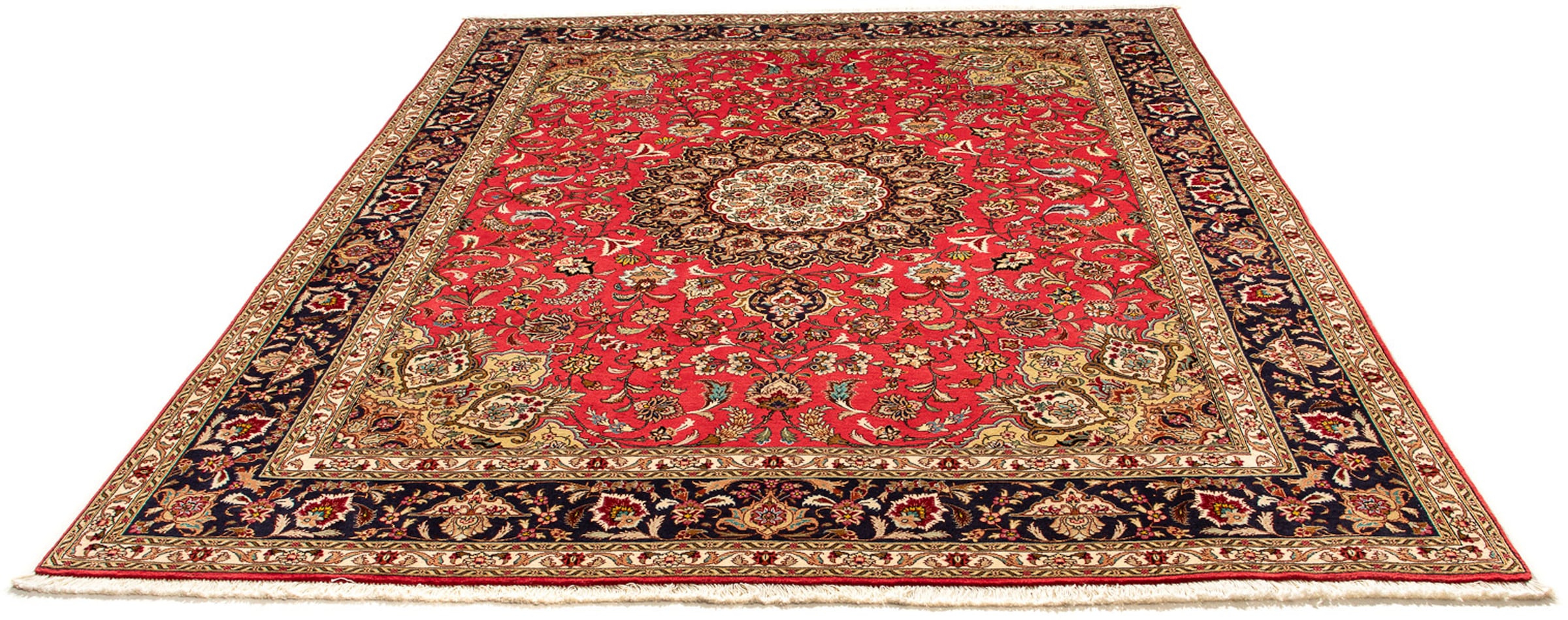 morgenland Orientteppich »Perser - Täbriz - Royal - 250 x 200 cm - rot«, re günstig online kaufen