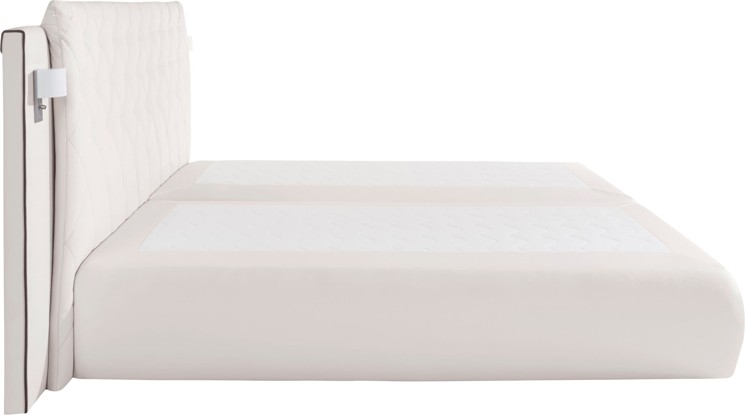 COLLECTION AB Boxspringbett, inklusive Bettkasten, LED-Beleuchtung und Topper