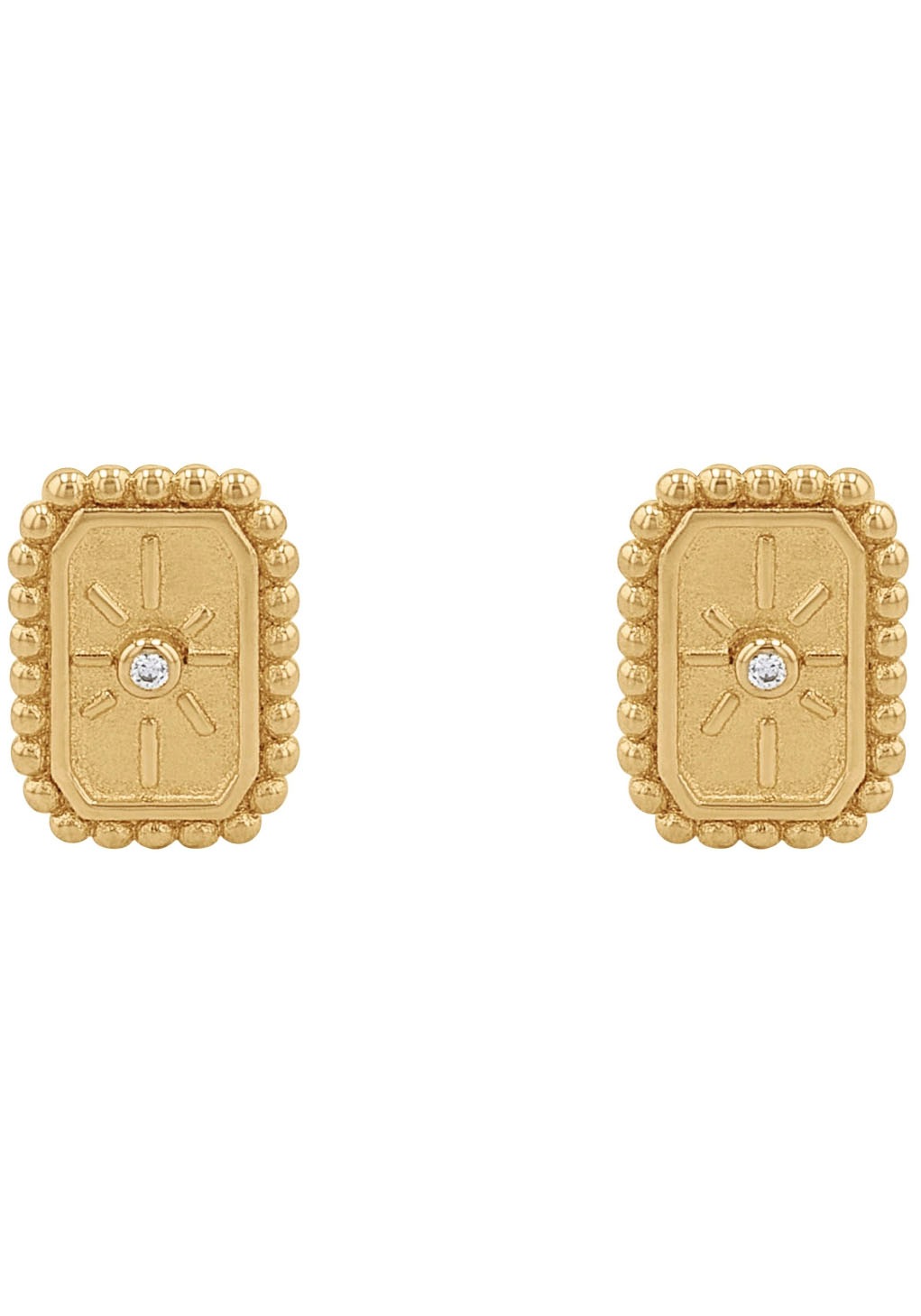 Noelani Paar Ohrstecker »Sonne, 2036973«, mit Zirkonia (synth.)