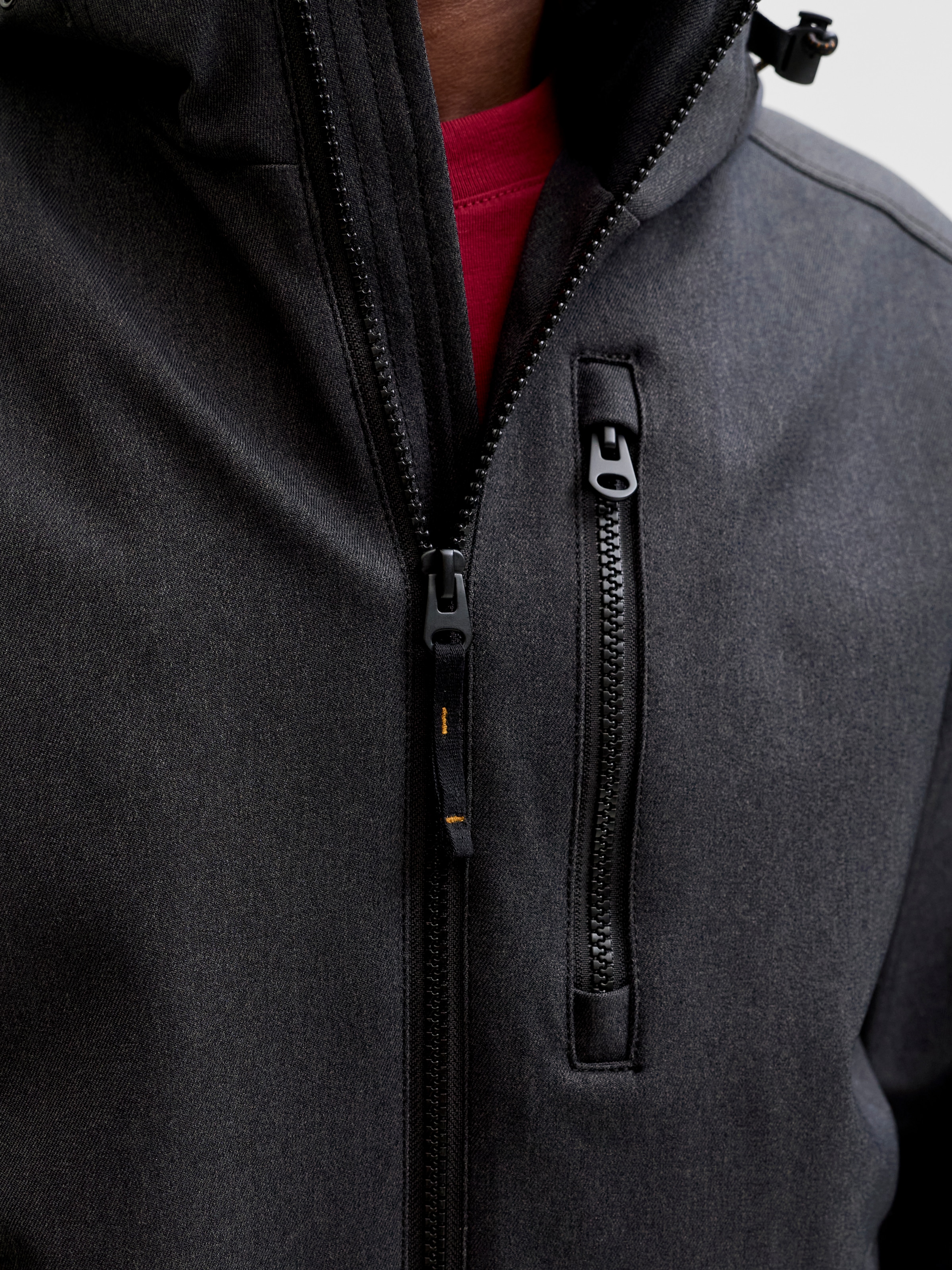 Jack & Jones Outdoorjacke »JJEADAM DOVER JACKET SN« mit Kaputze