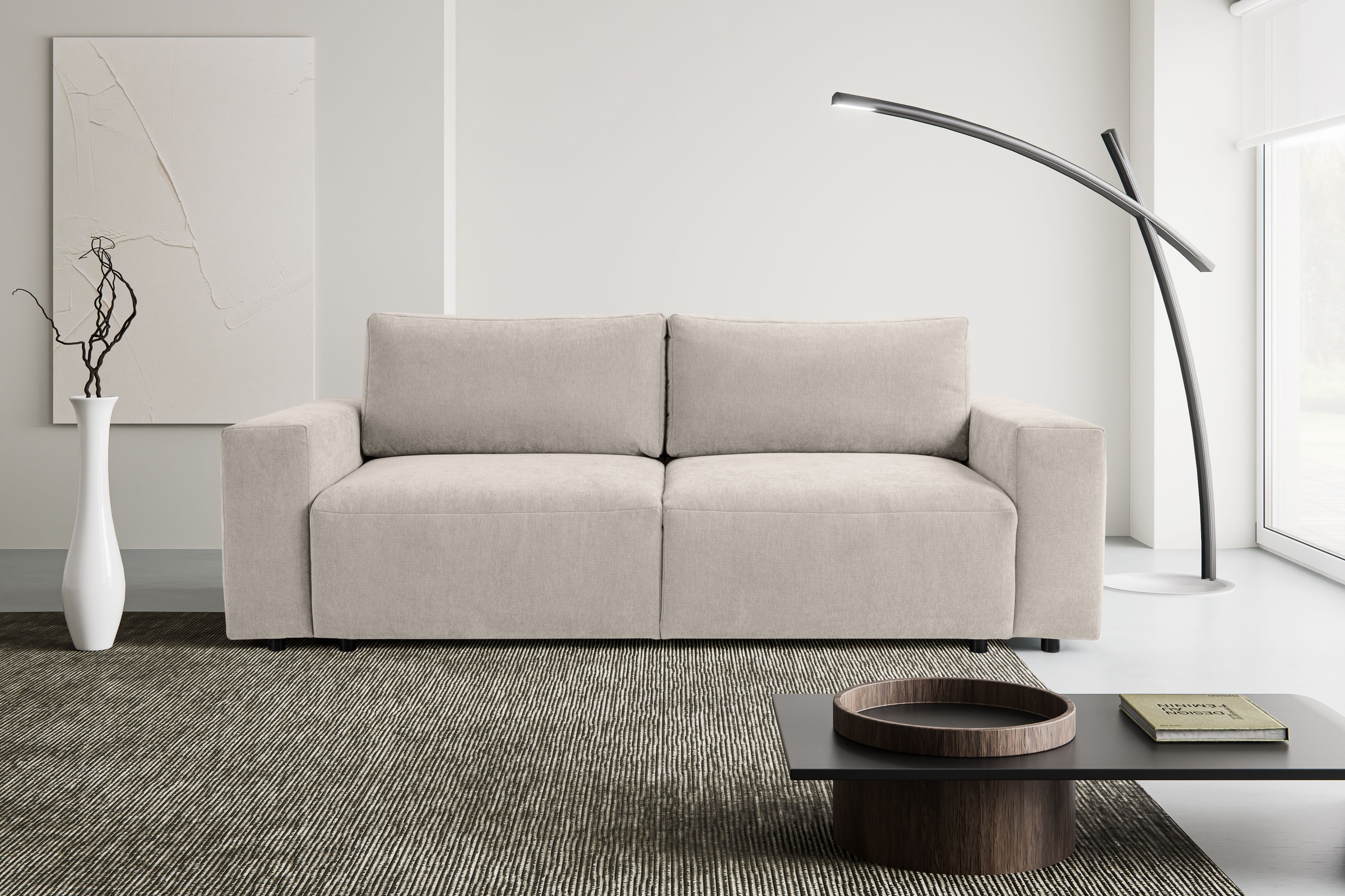 WERK2 Schlafsofa »Lima, inkl. Bettkasten, bequem, Mega Sofa: Breite 245 cm« günstig online kaufen