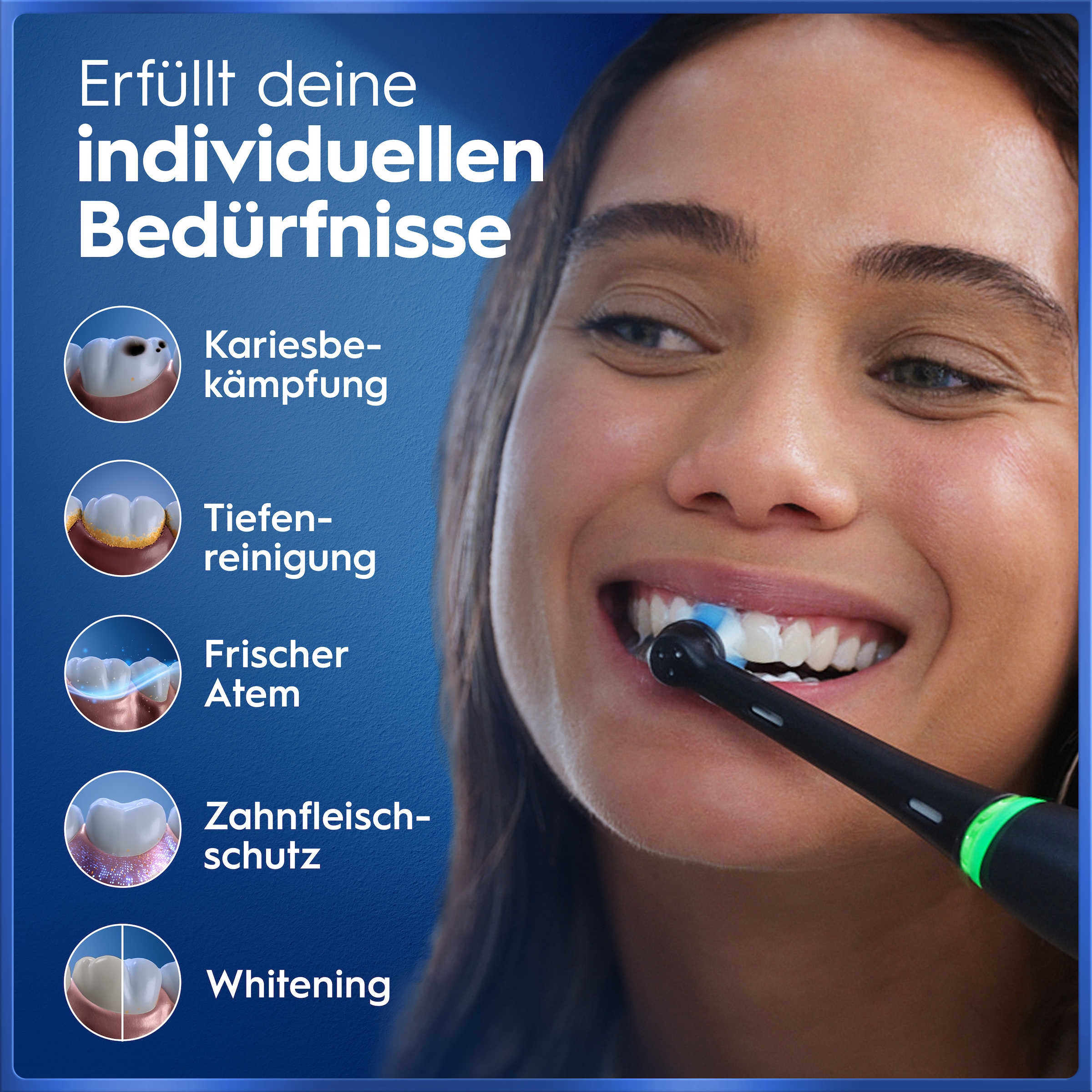 Oral-B Elektrische Zahnbürste »Oral-B iO Series 5« 1 Stk. Aufsteckbürsten Langanhaltender Akku | Reise-Etui | Aufsteckbürstenhalter