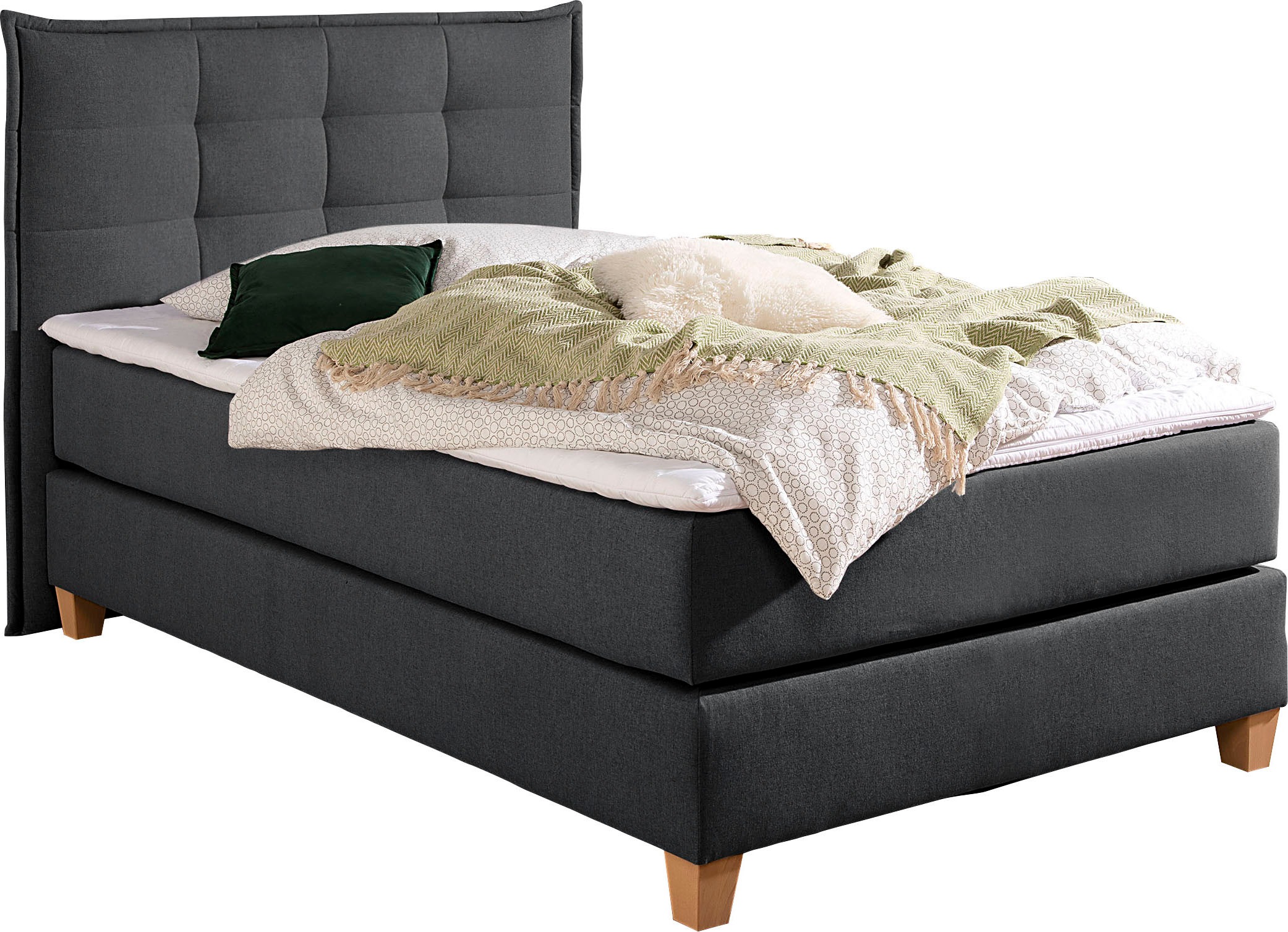 Home affaire Boxspringbett, inklusive Komfortschaum-Topper