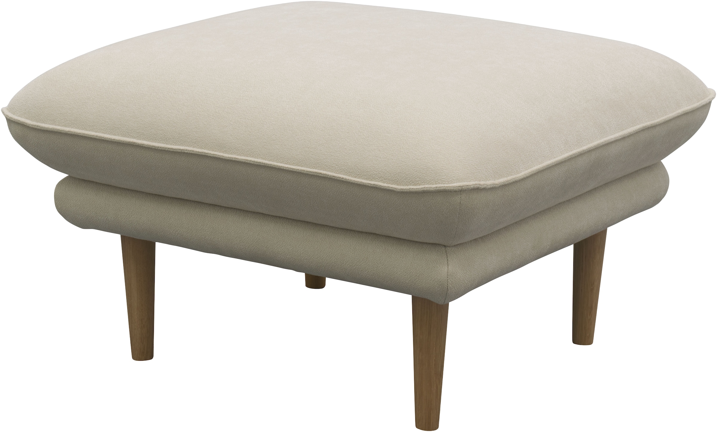 DOMO collection Hocker »Leuven« angenehm feste Polsterung, bodenfrei, 19 cm günstig online kaufen