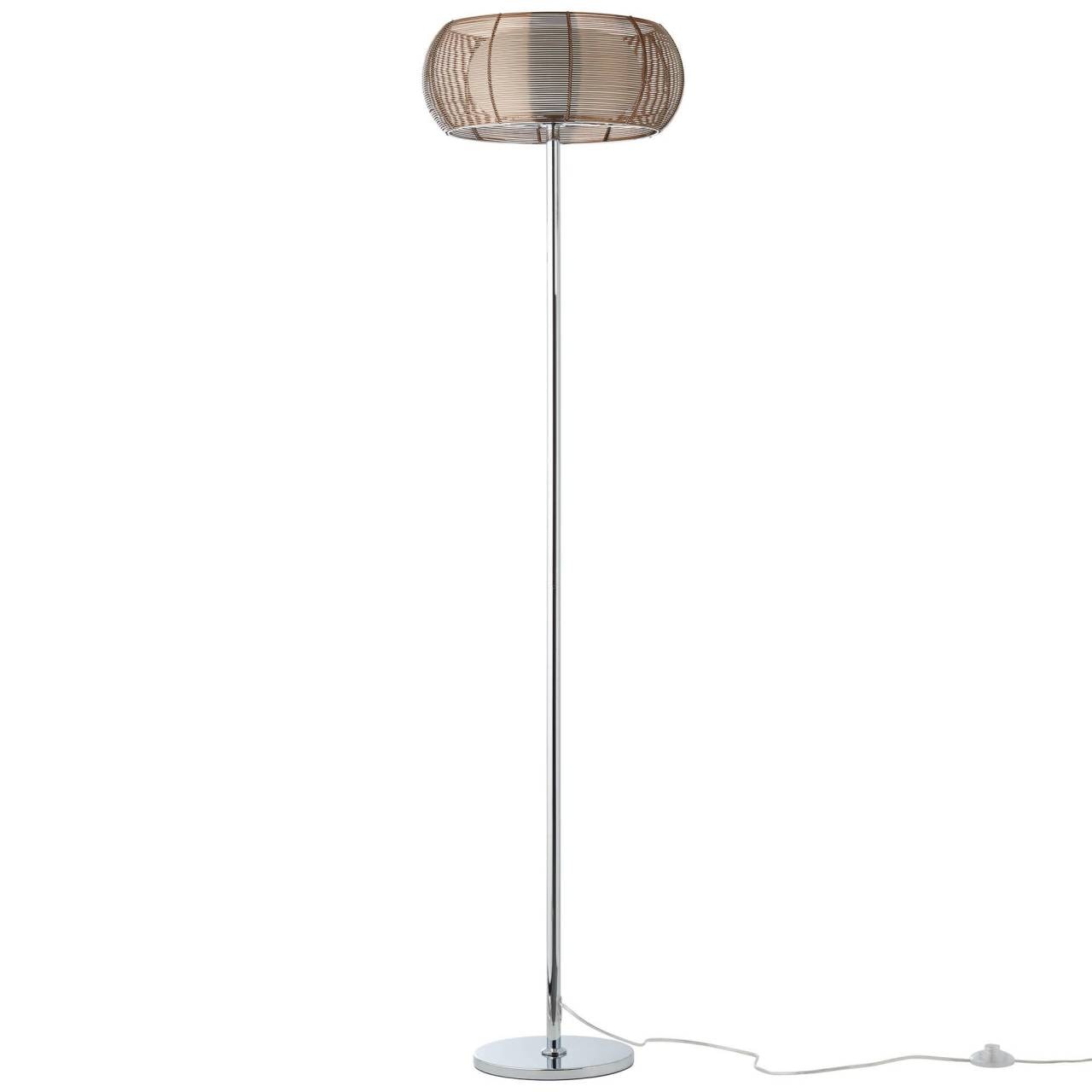Brilliant Leuchten Stehlampe »Relax«, 2-flamig, bronze/chrom günstig online kaufen