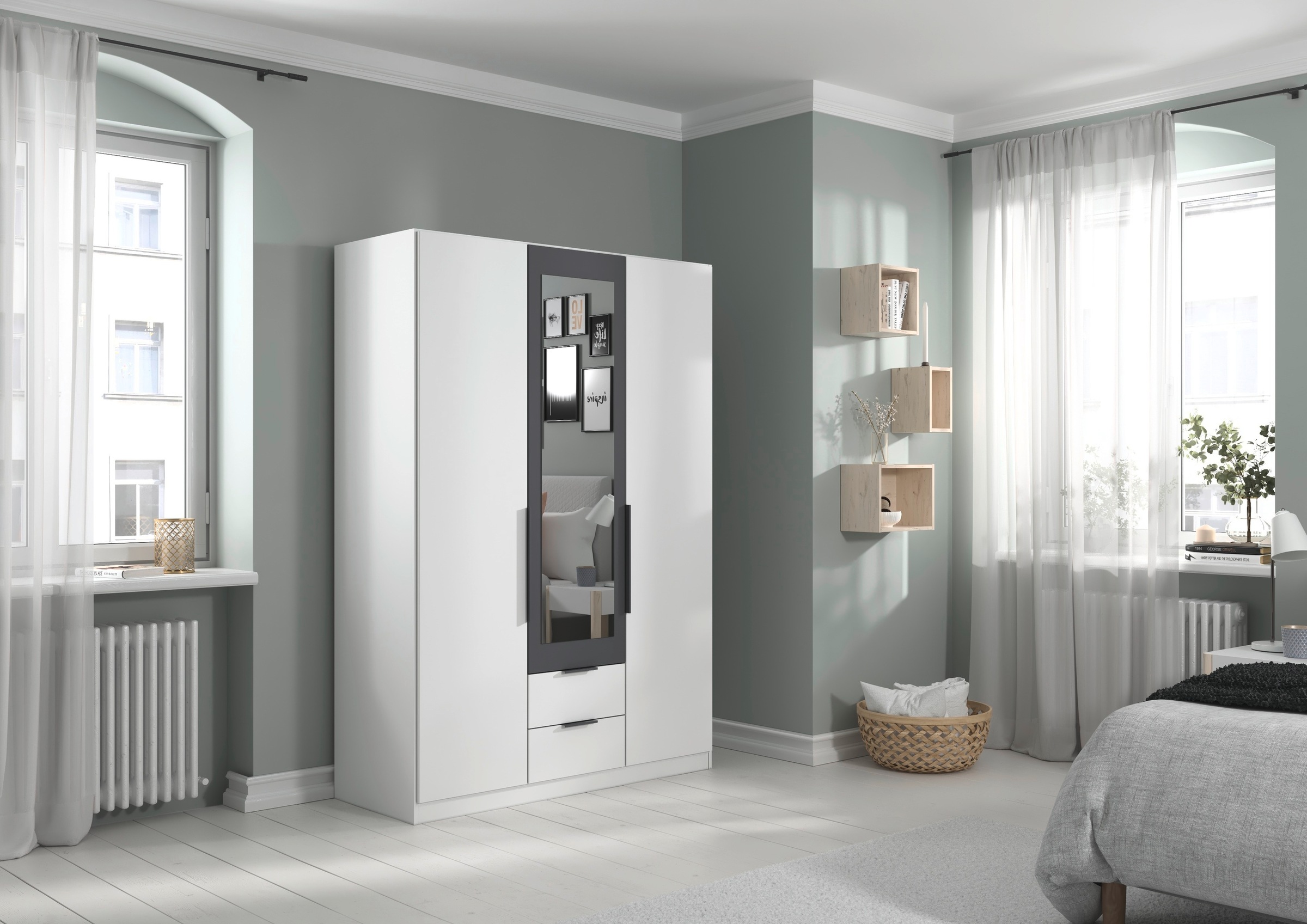 rauch Drehtürenschrank »Kleiderschrank Schrank Garderobe KREFELD optional m günstig online kaufen