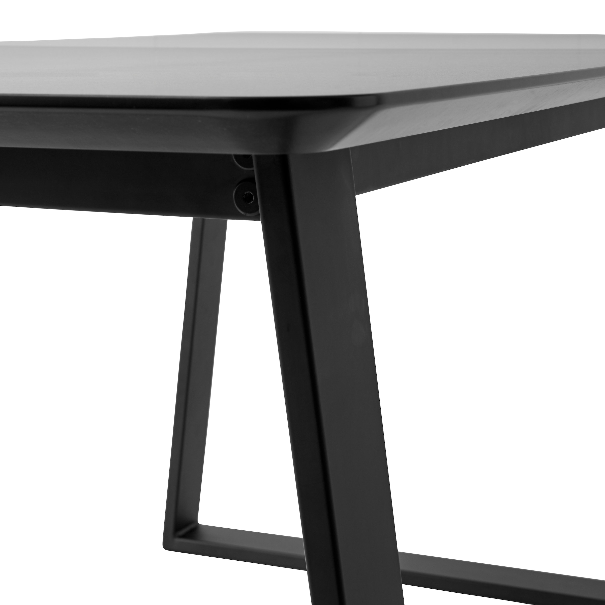 Hammel Furniture Esstisch »Meza by Hammel«, abgerundete Tischplatte MDF, Trapez  Metallgestell, 2 Einlegeplatten auf Raten kaufen | Esstische