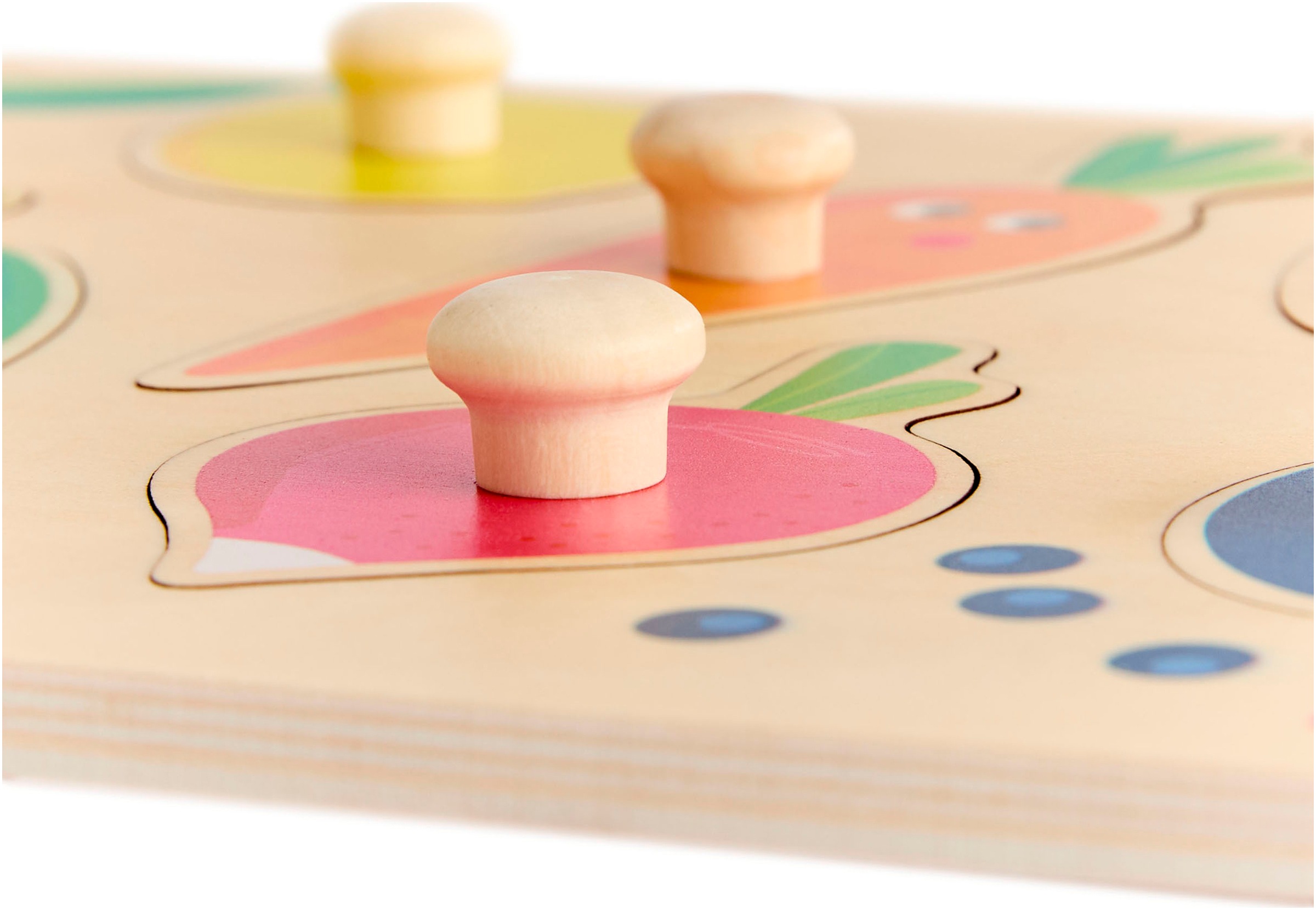 Haba Steckpuzzle »Obst & FarbenFarben«, (8 tlg.)