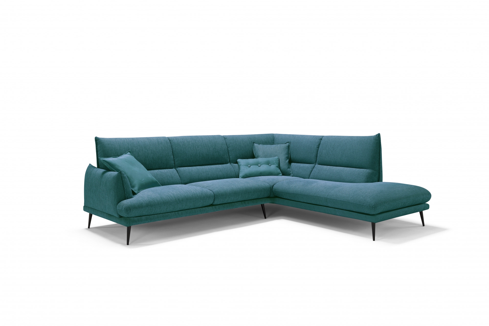 Egoitaliano Ecksofa »FUNNY, hochwertiges und aktuelles Design, bequeme Rück günstig online kaufen