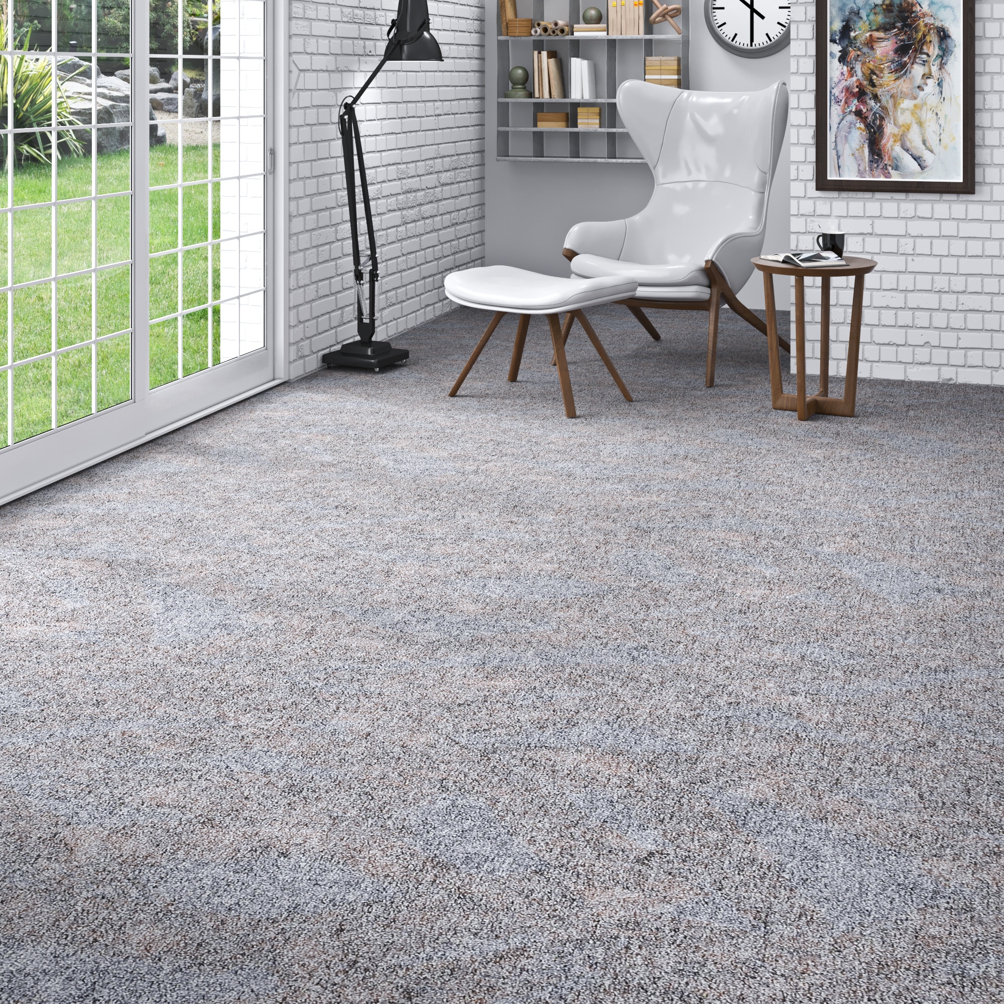 my home Teppichboden »Caio, Schlinge«, rechteckig, 8 mm Höhe, meliert, Brei günstig online kaufen