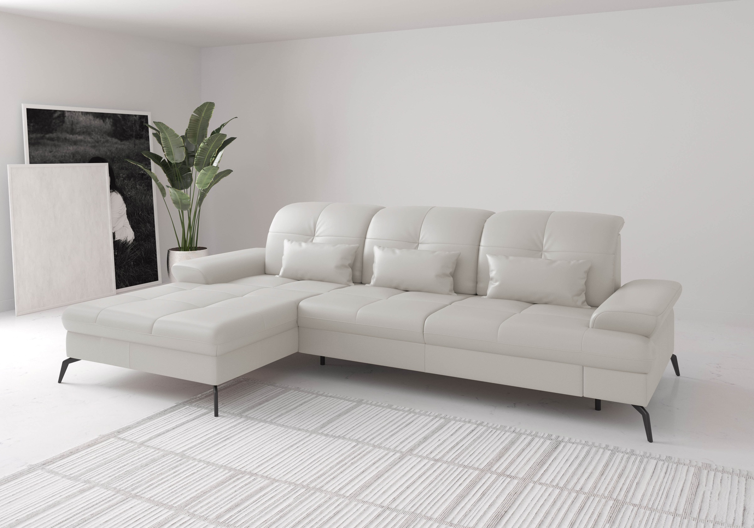 sit&more Ecksofa »Amica, L-Form, inkl. Sitztiefenverstellung & Armteilverst günstig online kaufen