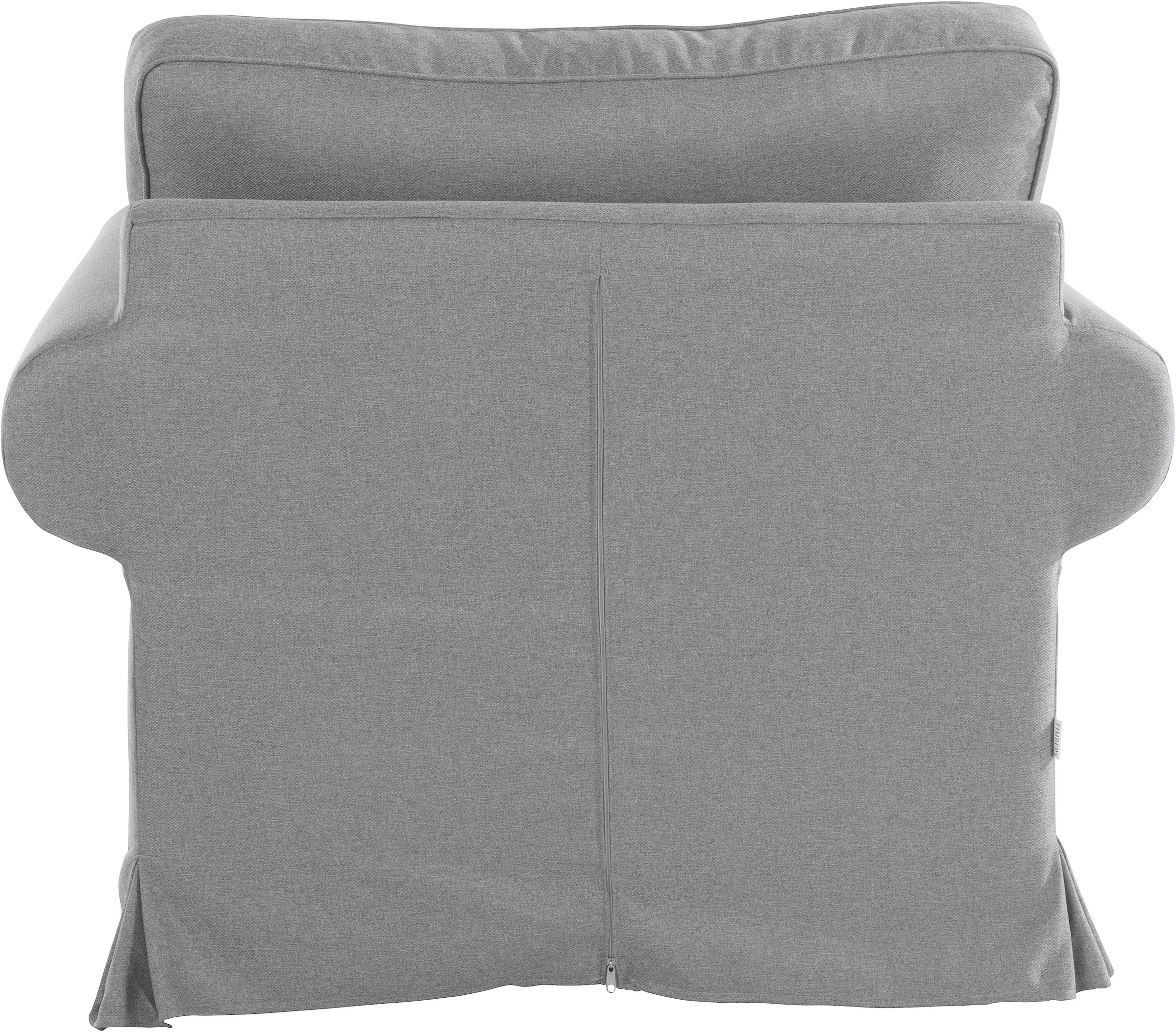 Home affaire Sessel »Shadmoor«, Hussenoptik, in uni oder mit Blumendruck, passend zur Shadmoor-Serie