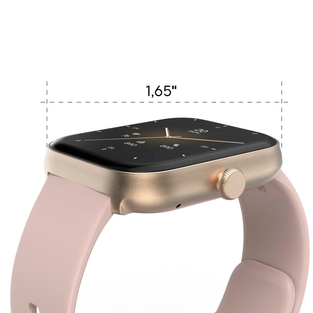 Hama Smartwatch »Smartwatch 1,65“ (Telefonfunktion, WhatsApp, E-Mail etc., wasserdicht)«, (/ 1,65 Zoll),)