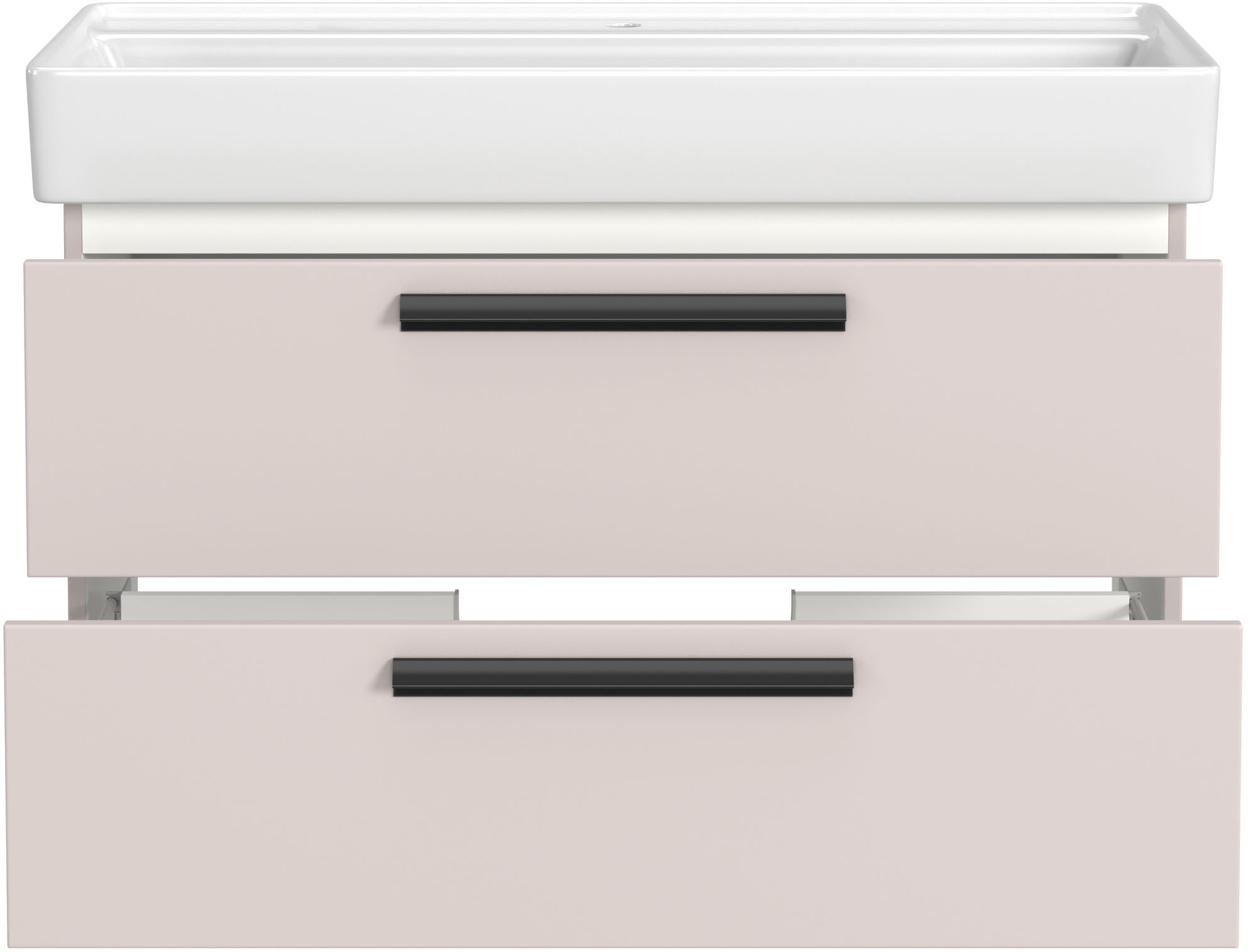 welltime Badmöbel-Set »SALVADA, 3tlg-Set, gedämpfte Scharniere, Softclose, Keramikbecken« Maße (B/T/H): 140/47,5/200 cm, 