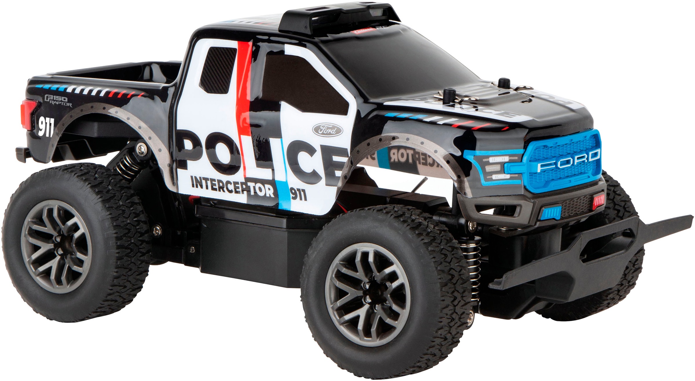 Carrera® RC-Monstertruck »Carrera® RC - Ford F-150 Raptor Police, 2,4GHz«, mit LED-Licht