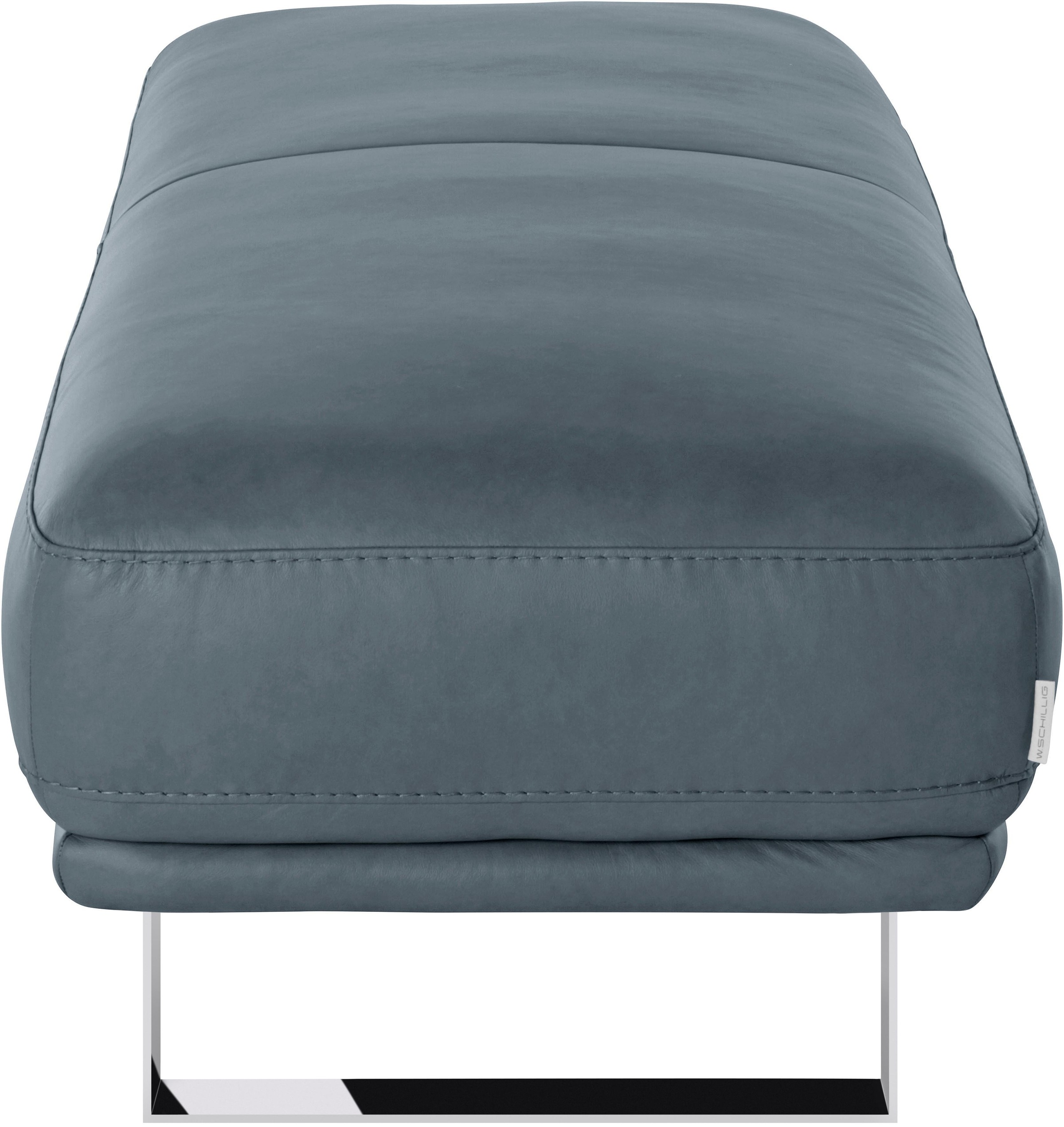 W.SCHILLIG Hocker »montanaa«, mit Metallkufen in Chrom glänzend, Breite 141 cm
