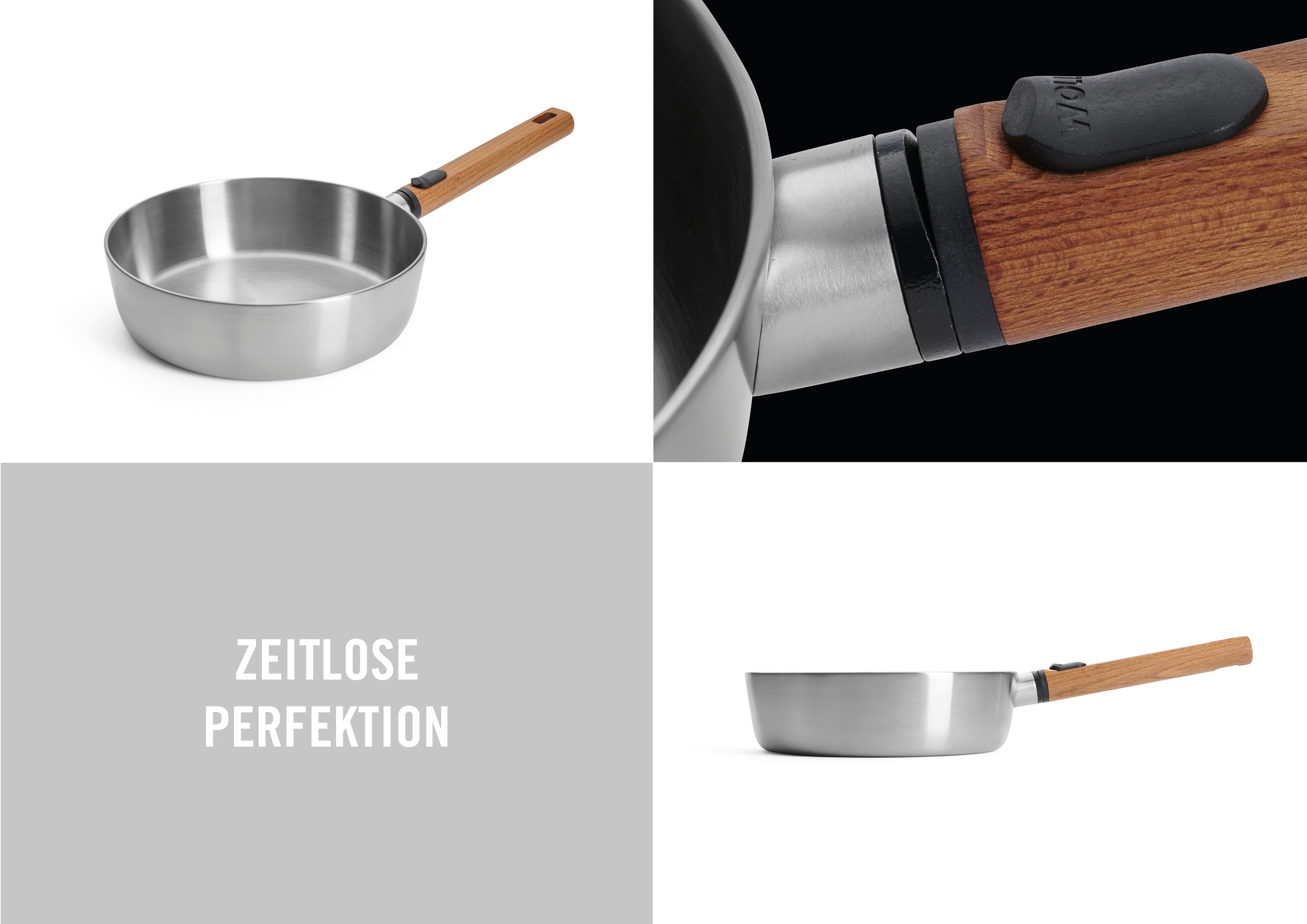 WOLL Schmorpfanne »Logic Steel«, Edelstahl 18/10, (1 tlg.), 5-Schicht-Aufba günstig online kaufen