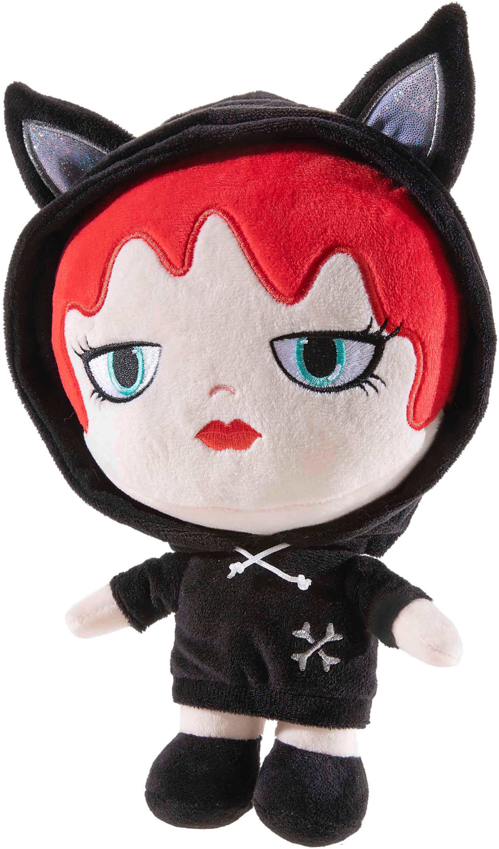 Heunec® Stoffpuppe »Poupetta, Gothic Rotschopf«