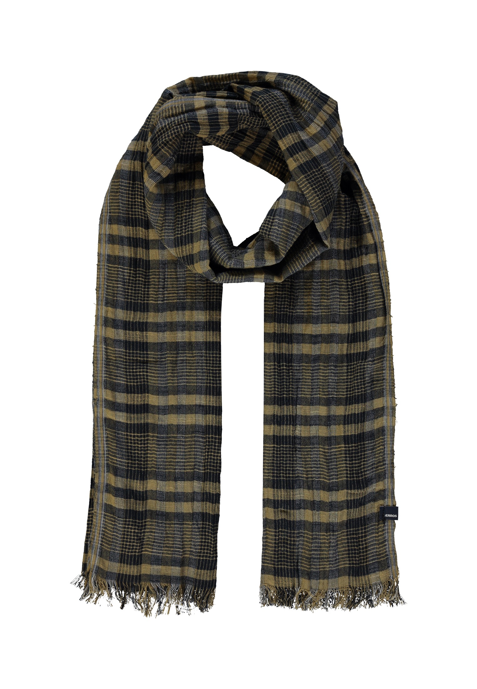 LERROS Schal »Crinkle-Karo Schal«