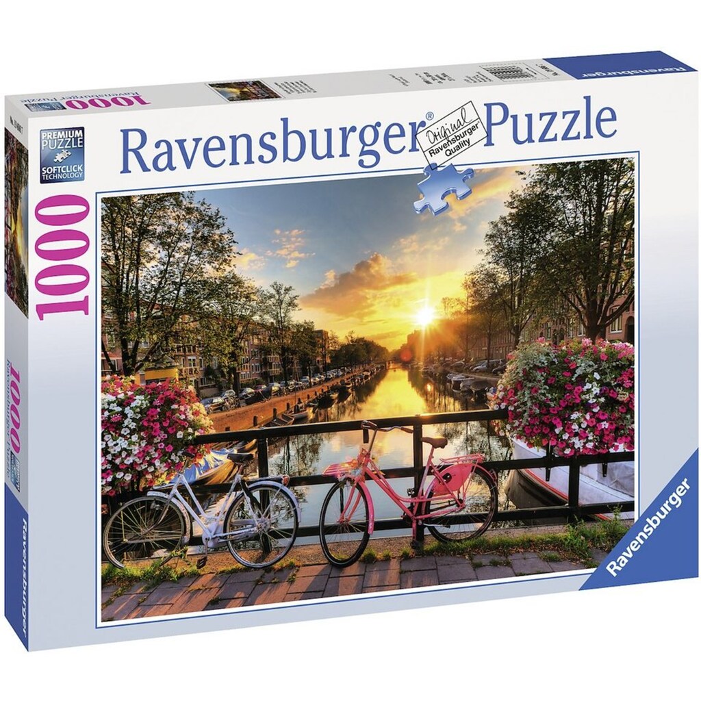 Ravensburger Puzzle »Fahrräder in Amsterdam«